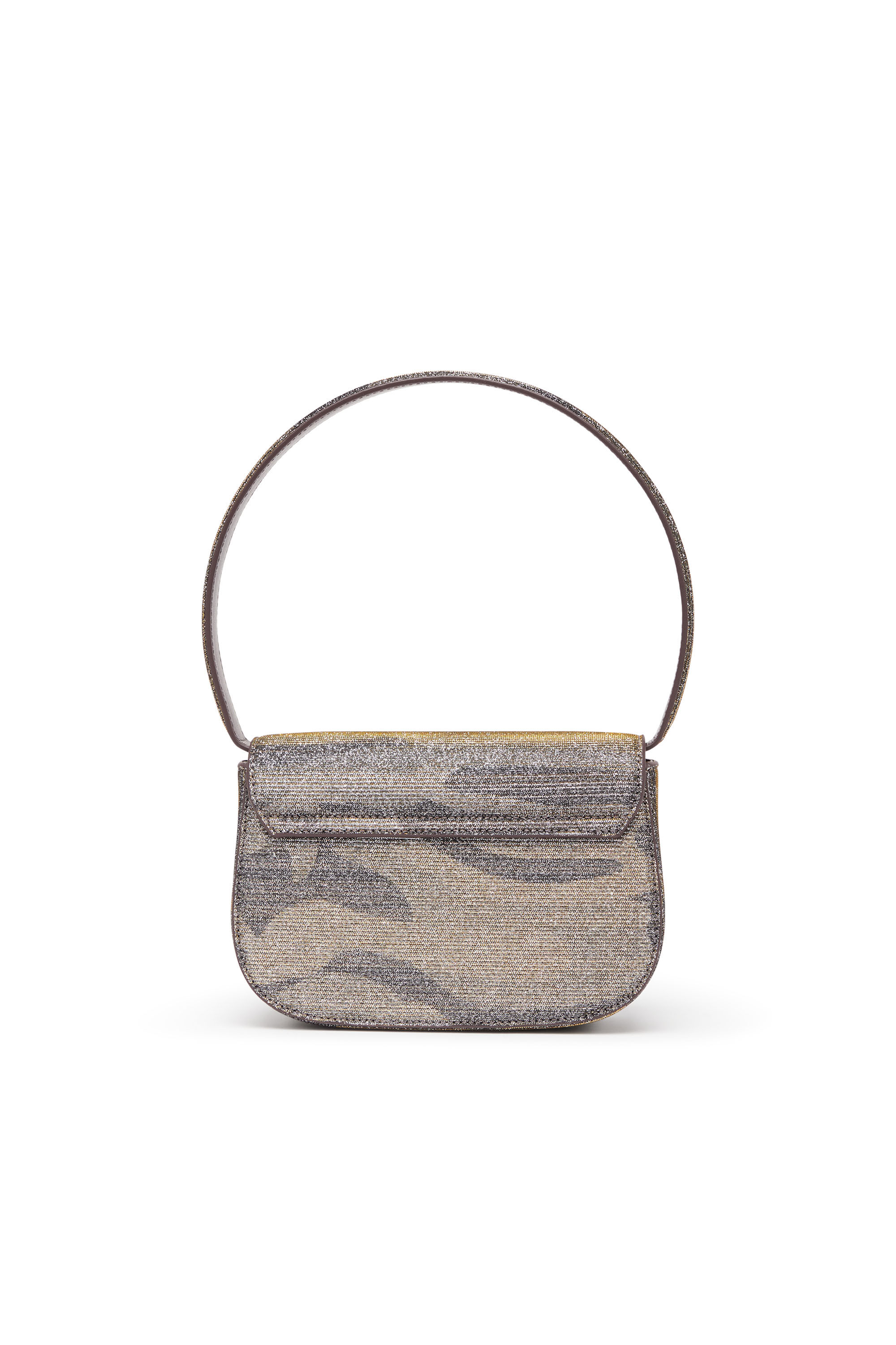 1DR Bolso de hombro iconico de lurex de camuflaje Mujer Multicolor Diesel