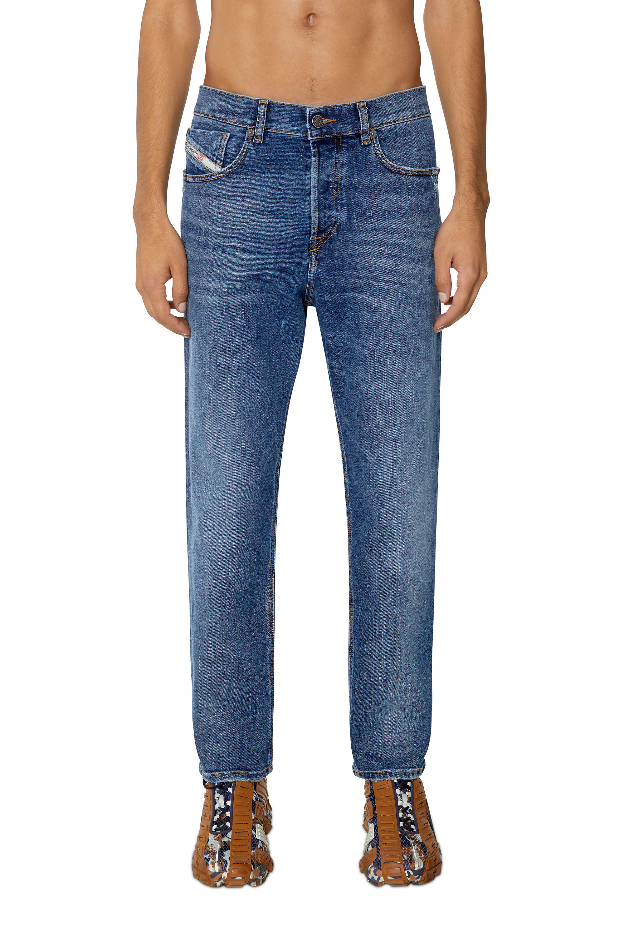 Diesel - 2005 D-FINING 09E44 Tapered Jeans, Azul medio - Image 3