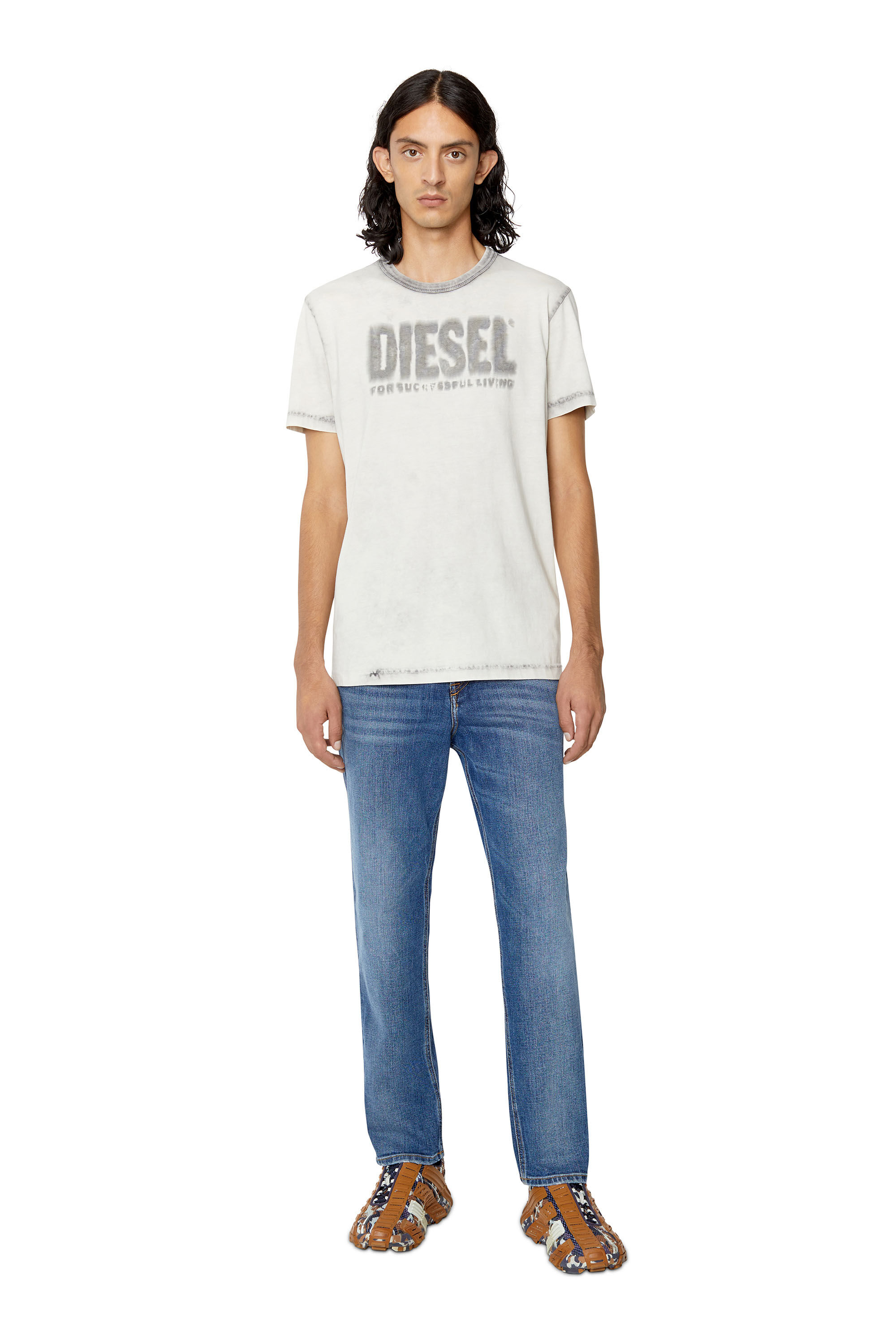 Diesel - 2005 D-FINING 09E44 Tapered Jeans, Azul medio - Image 1