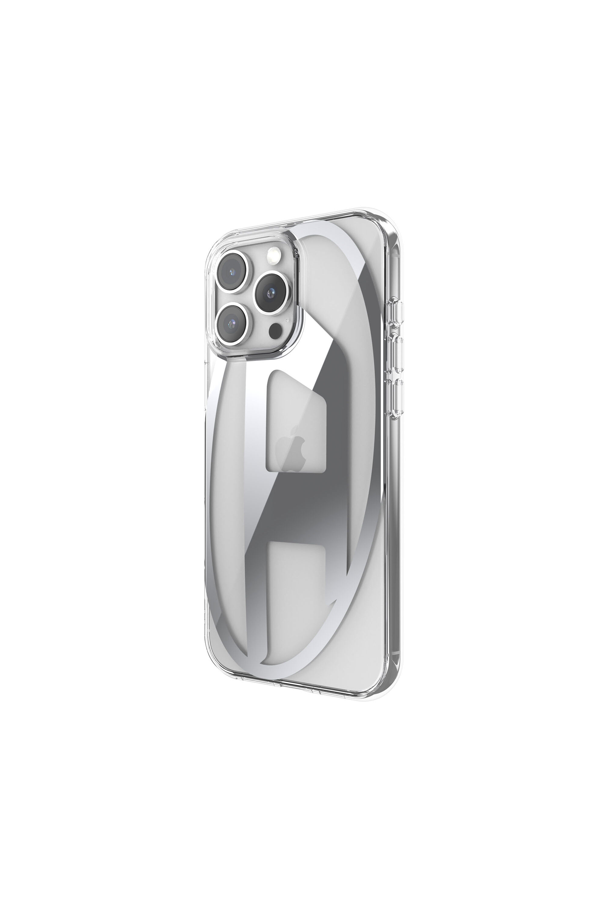 Diesel - 60142 AOP CASE, iP 16 Pro Max Oval D Unisex in Plateado - 4