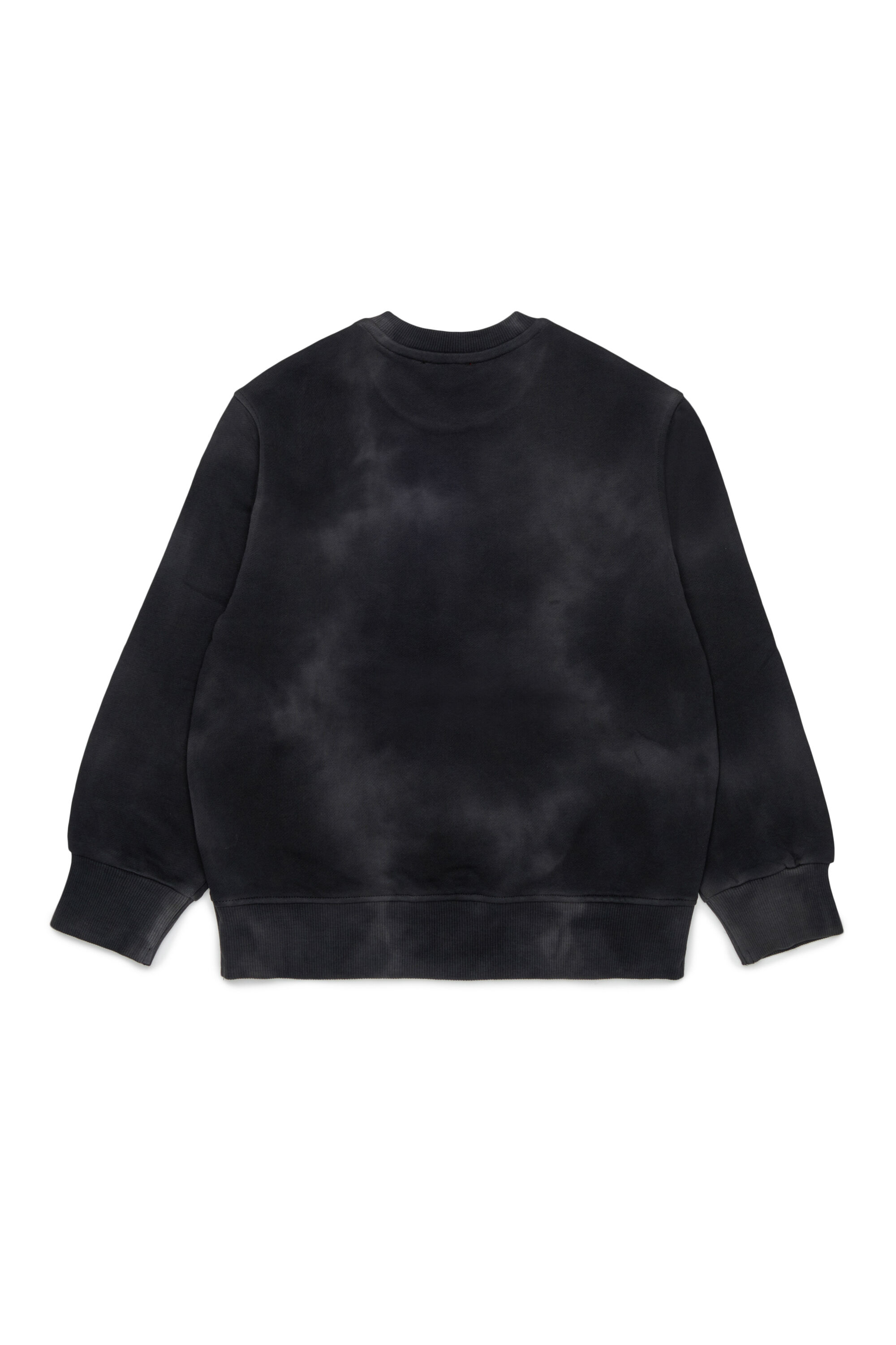 Diesel - SFIN OVER, Sudadera efecto nublado con motivo de f&eacute;nix Hombre in Negro - 2