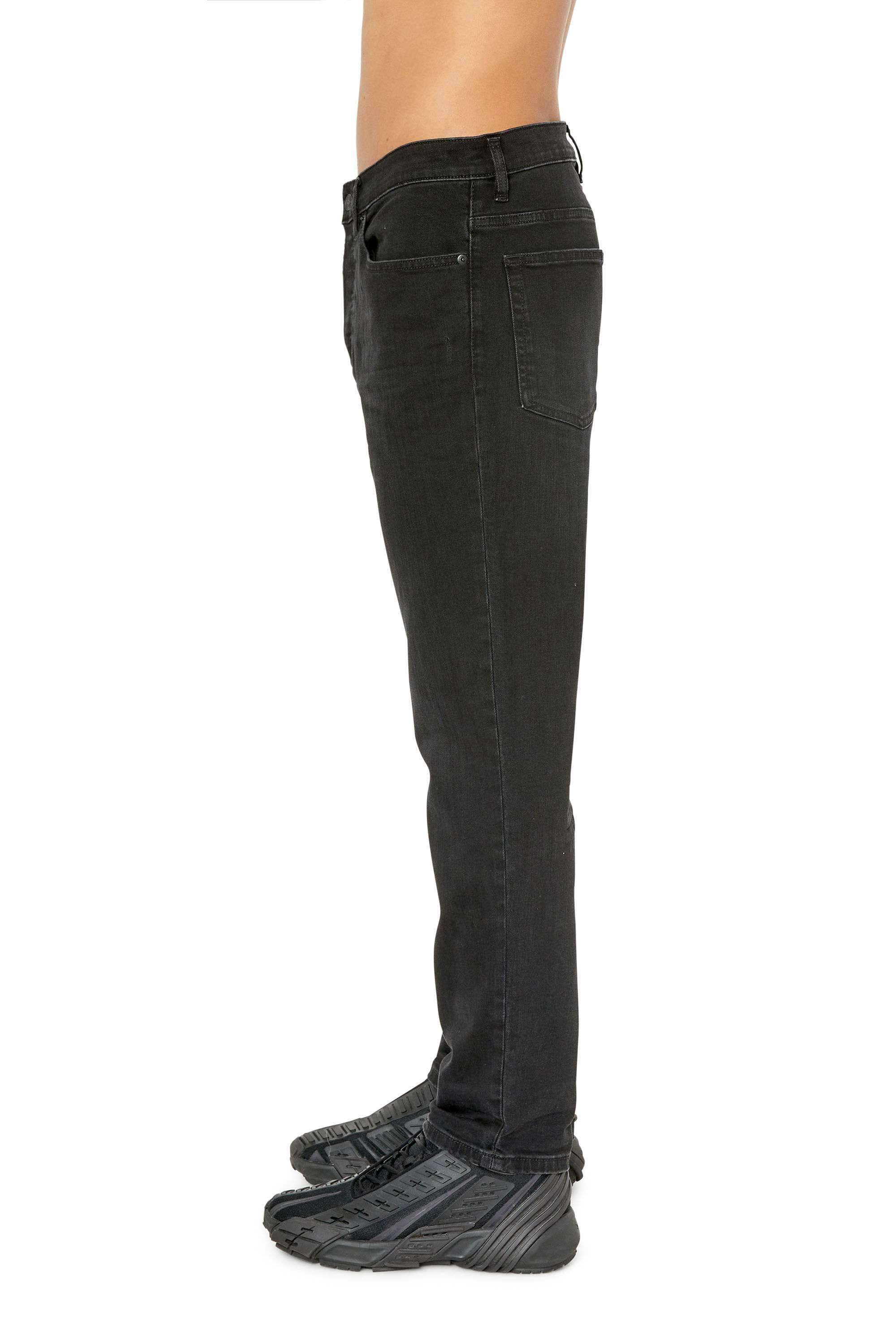 Diesel - 2005 D-Fining 0TFAS Tapered Jeans, Negro/Gris oscuro - Image 5