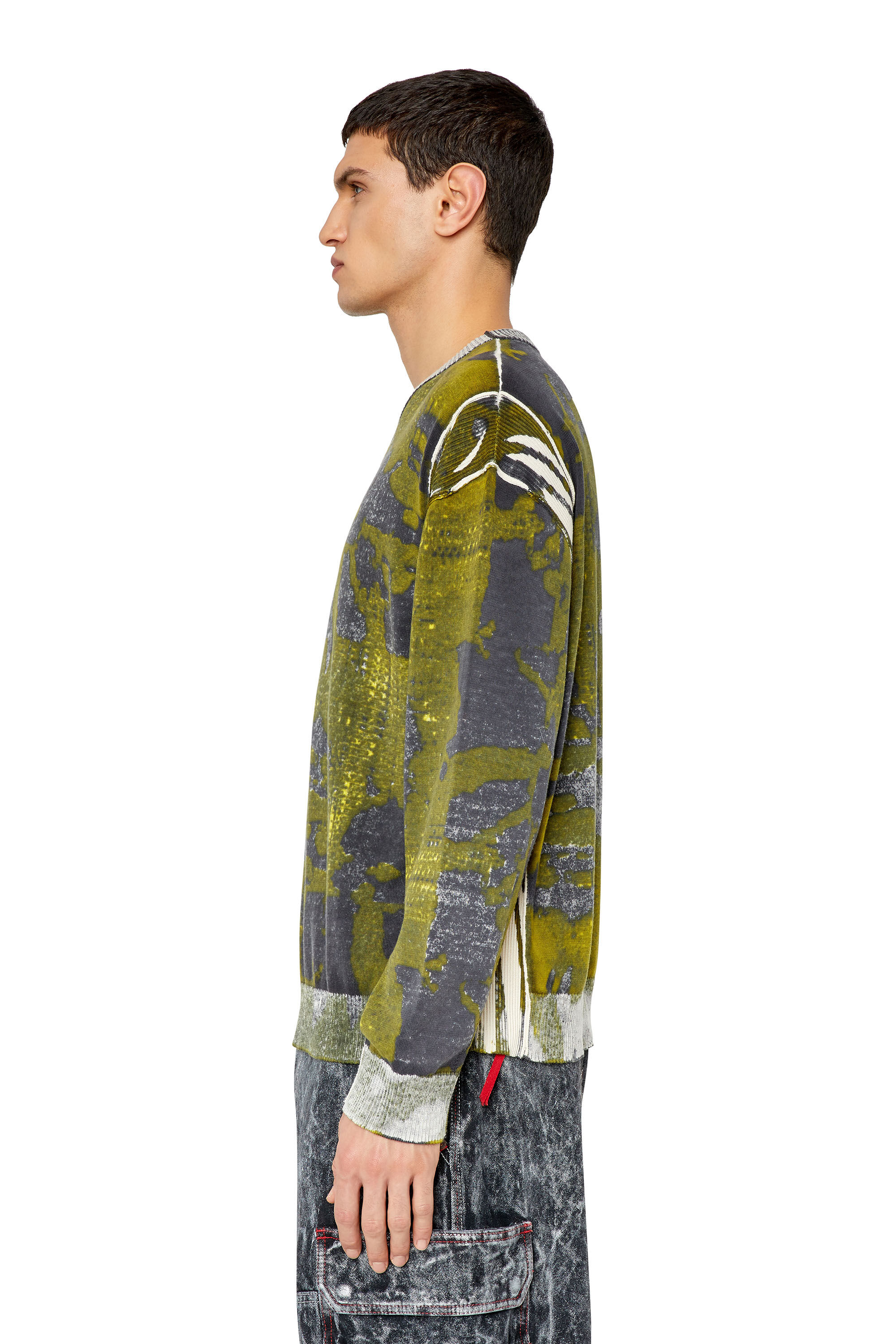 Diesel - K-LARAN, Jersey con estampado de camuflaje Hombre in Multicolor - 5