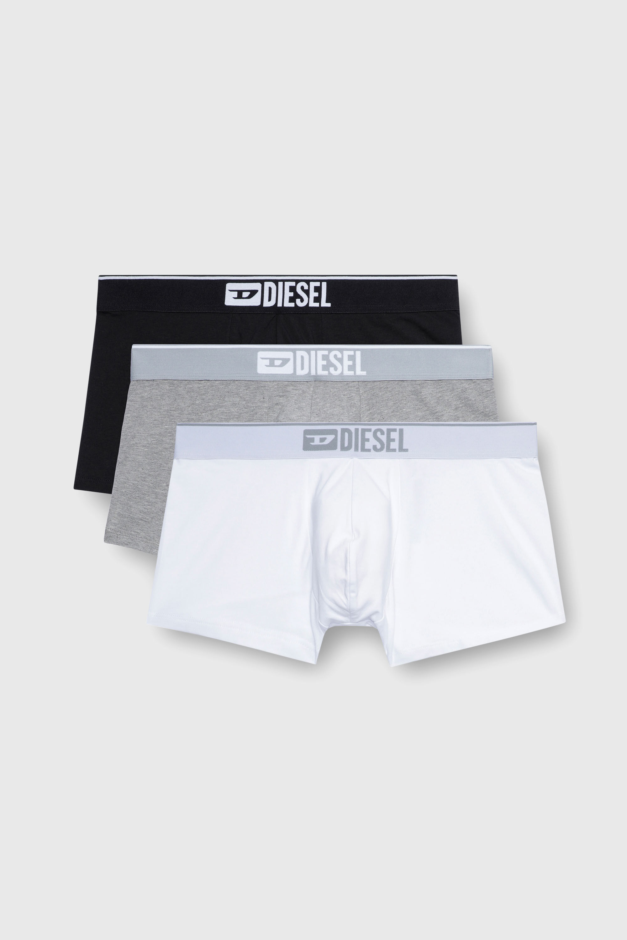 Diesel - UMBX-DAMIENTHREEPACK, Paquete de tres b&oacute;xers ajustados lisos Hombre in Multicolor - 2