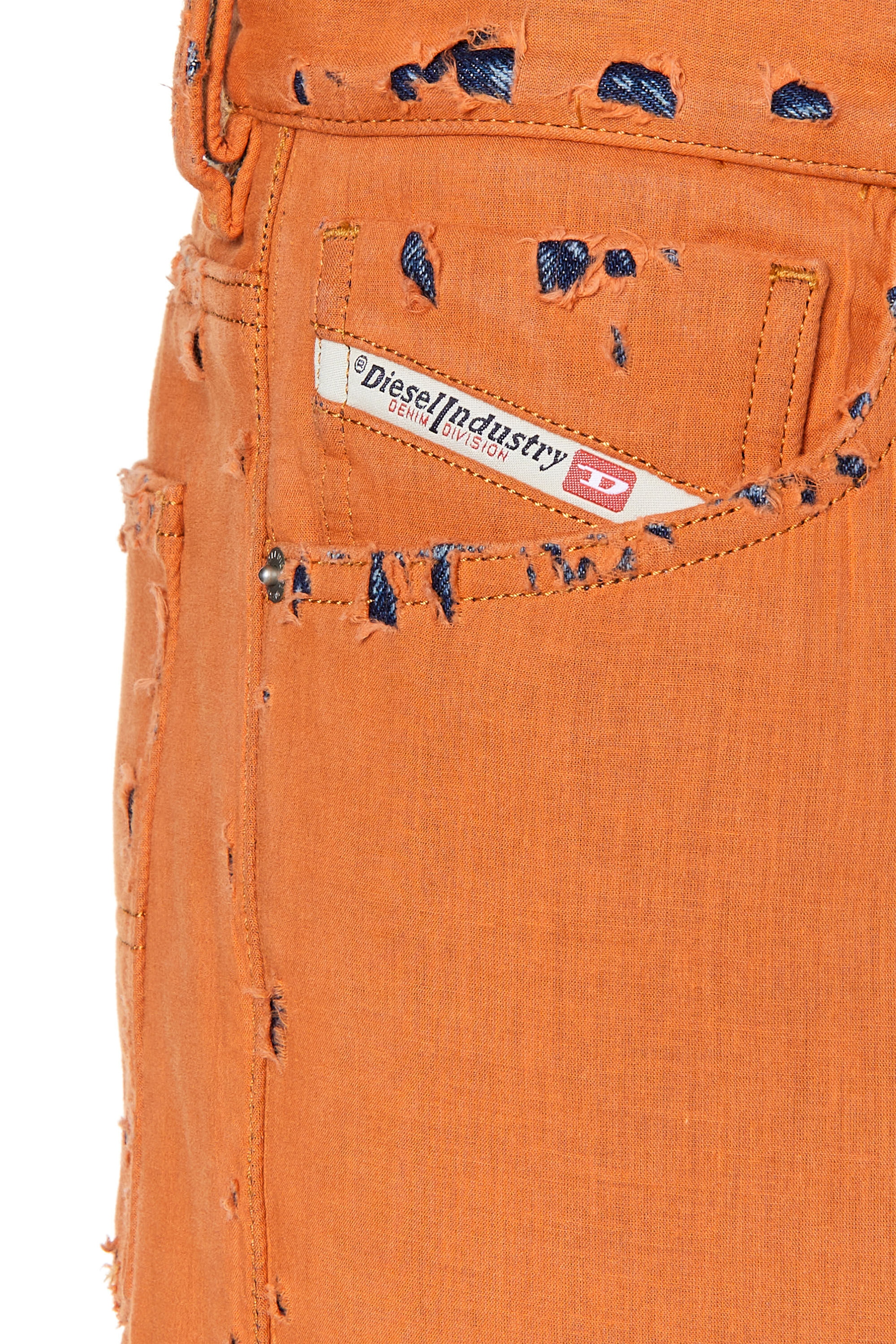 Diesel - Straight Jeans 1995 D-Sark 007R5 Hombre, Naranja - 5