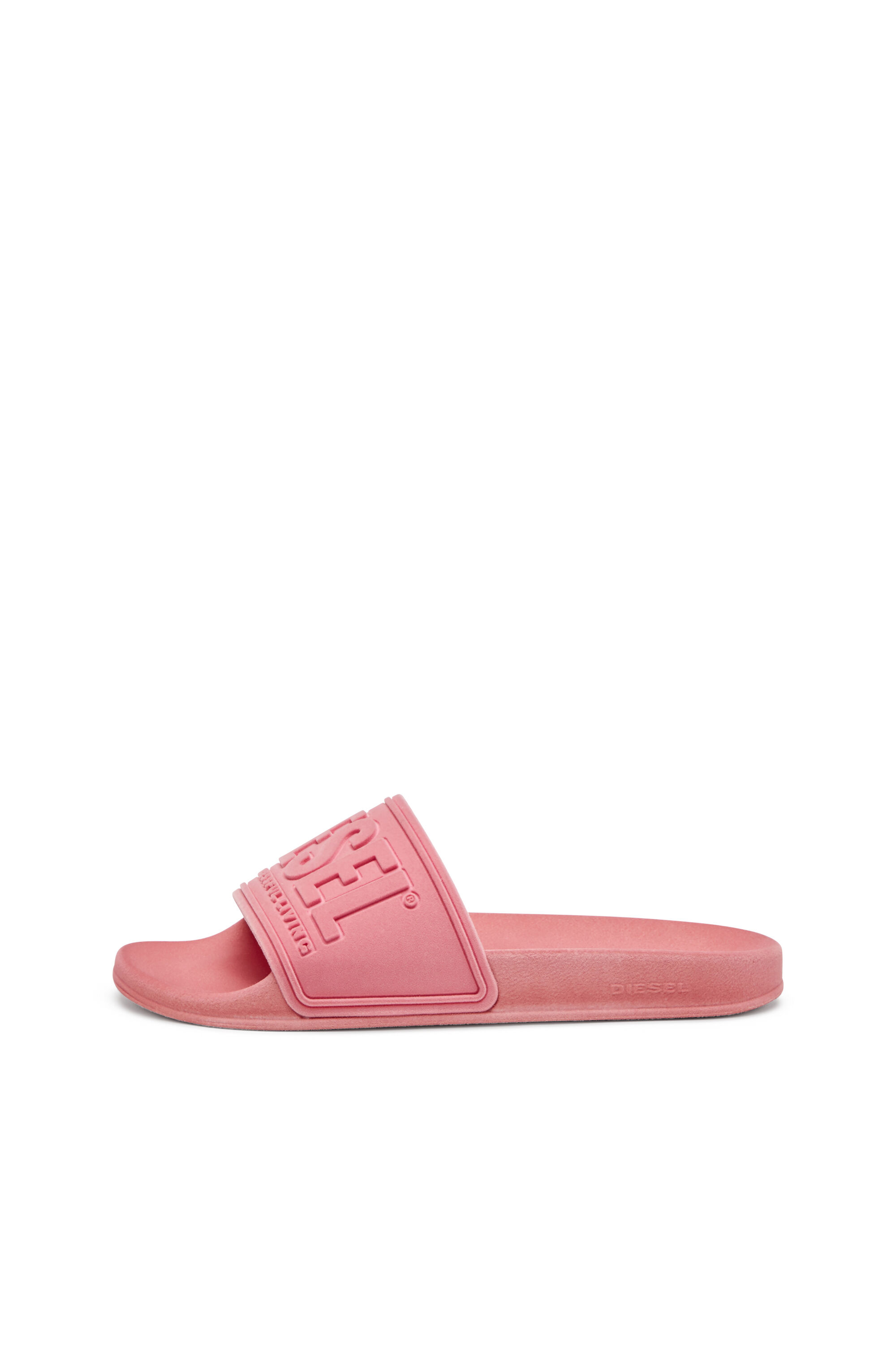 Diesel - SA-MAYEMI CC W, Sa-Mayemi-Sandalias de piscina con flocado aterciopelado Mujer in Rosa - 7