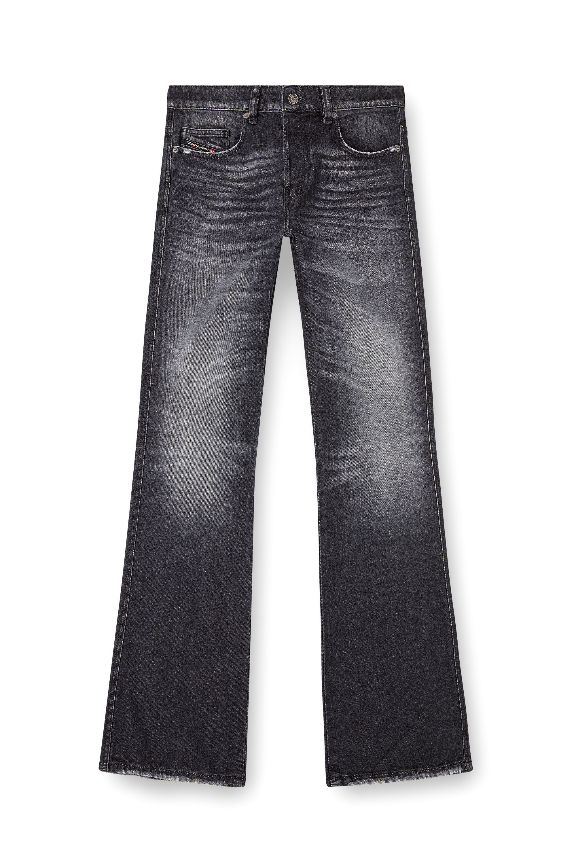 Diesel - Bootcut Jeans 1998 D-Buck 09L50 Hombre, Negro/Gris oscuro - 2