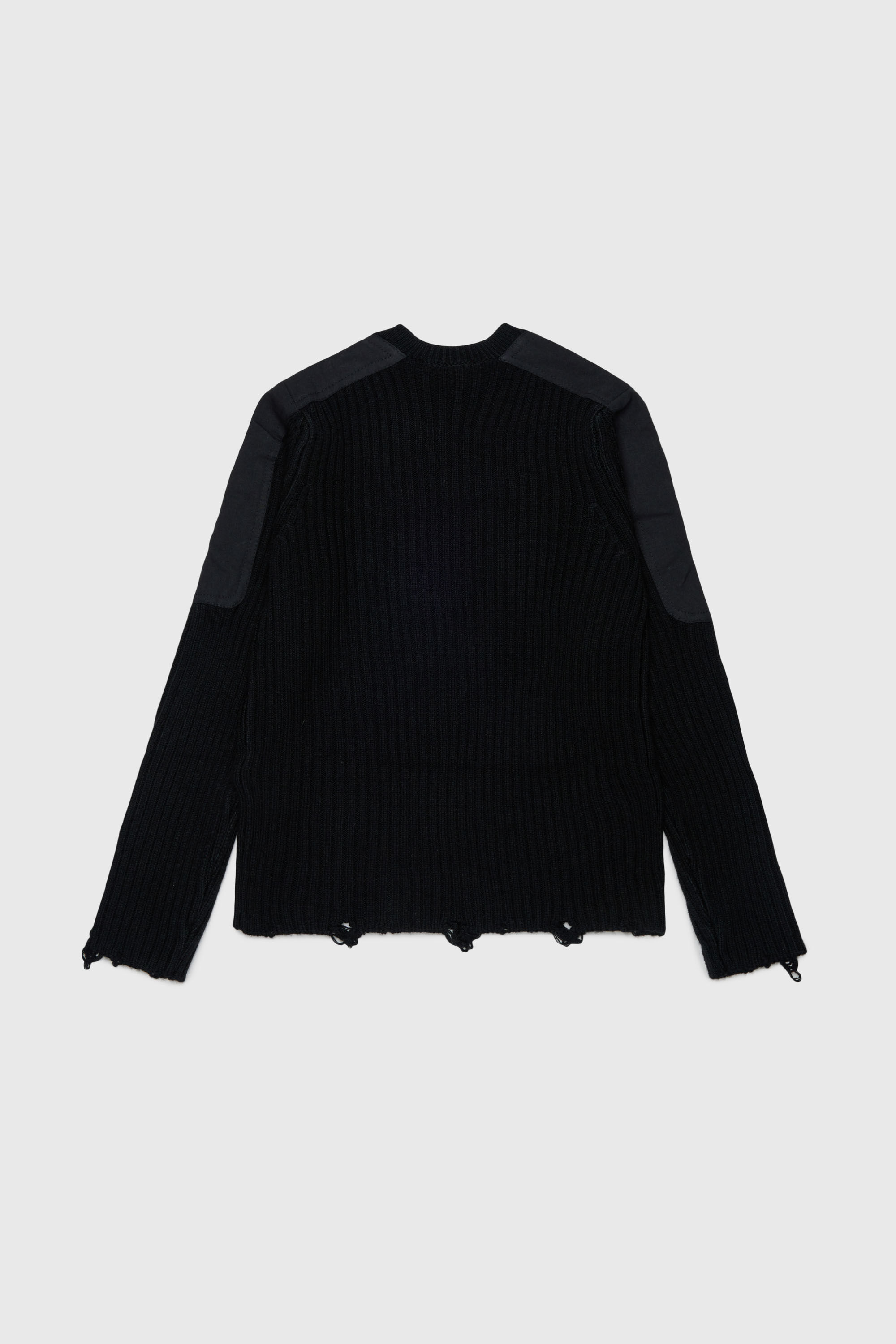 Diesel - KAMAR, Jersey deshilachado de mezcla de lana Hombre in Negro - 2