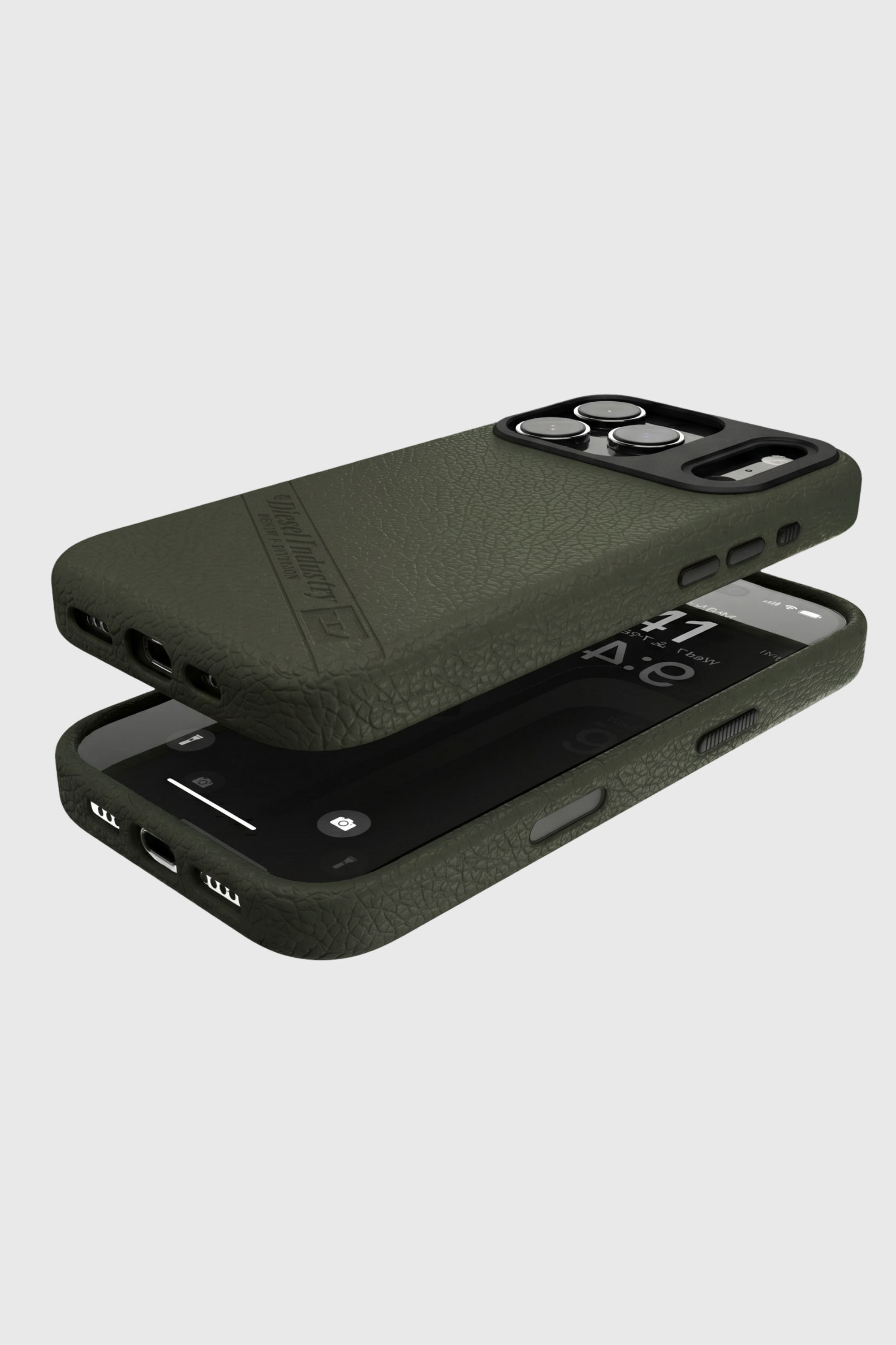 Diesel - 60647 MOULDED CASE, Funda Flag D con MagSafe para iPhone 17 Pro Unisex in Verde - 5