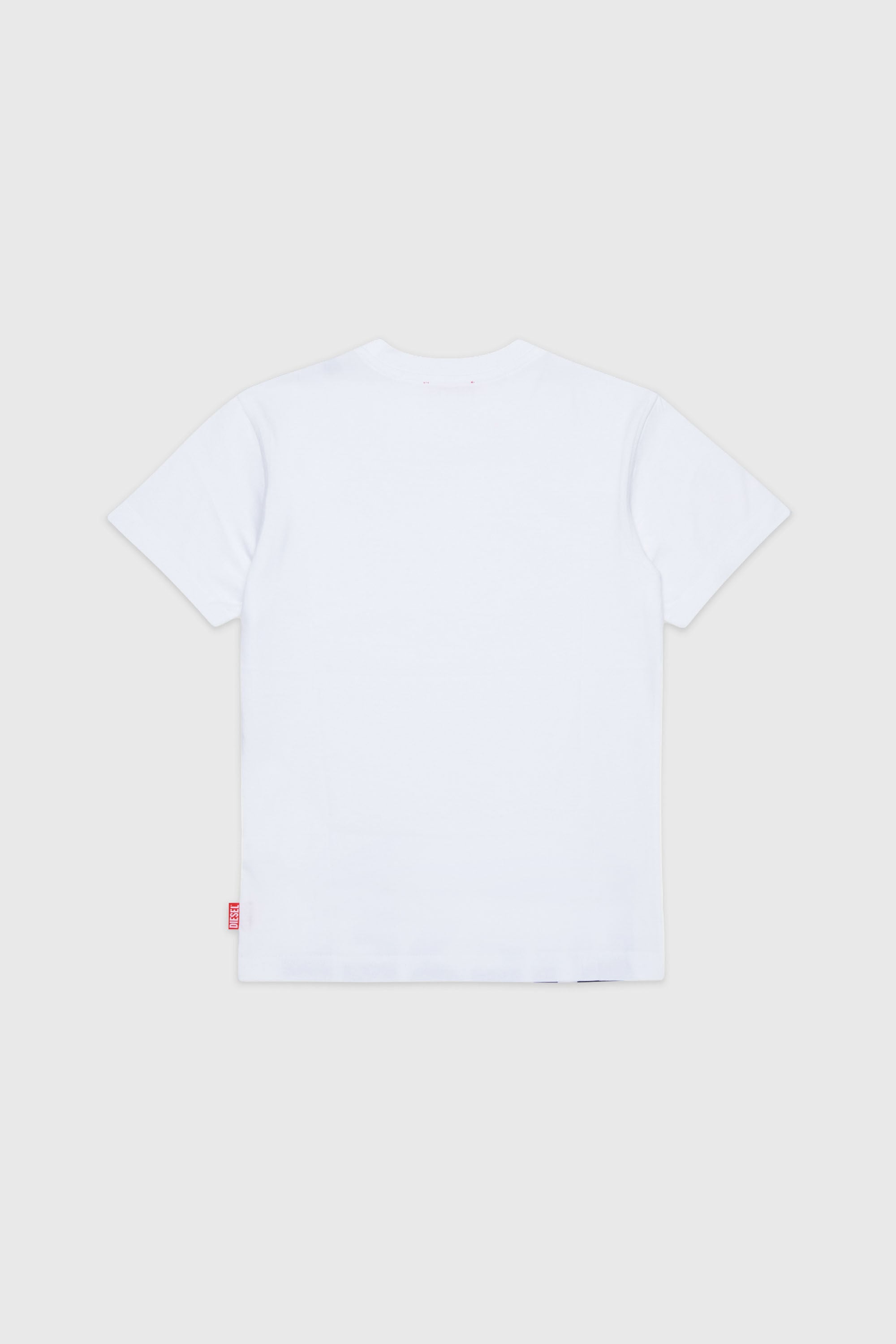 Diesel - TPRES, Camiseta con logo recortado Hombre in Blanco - 2