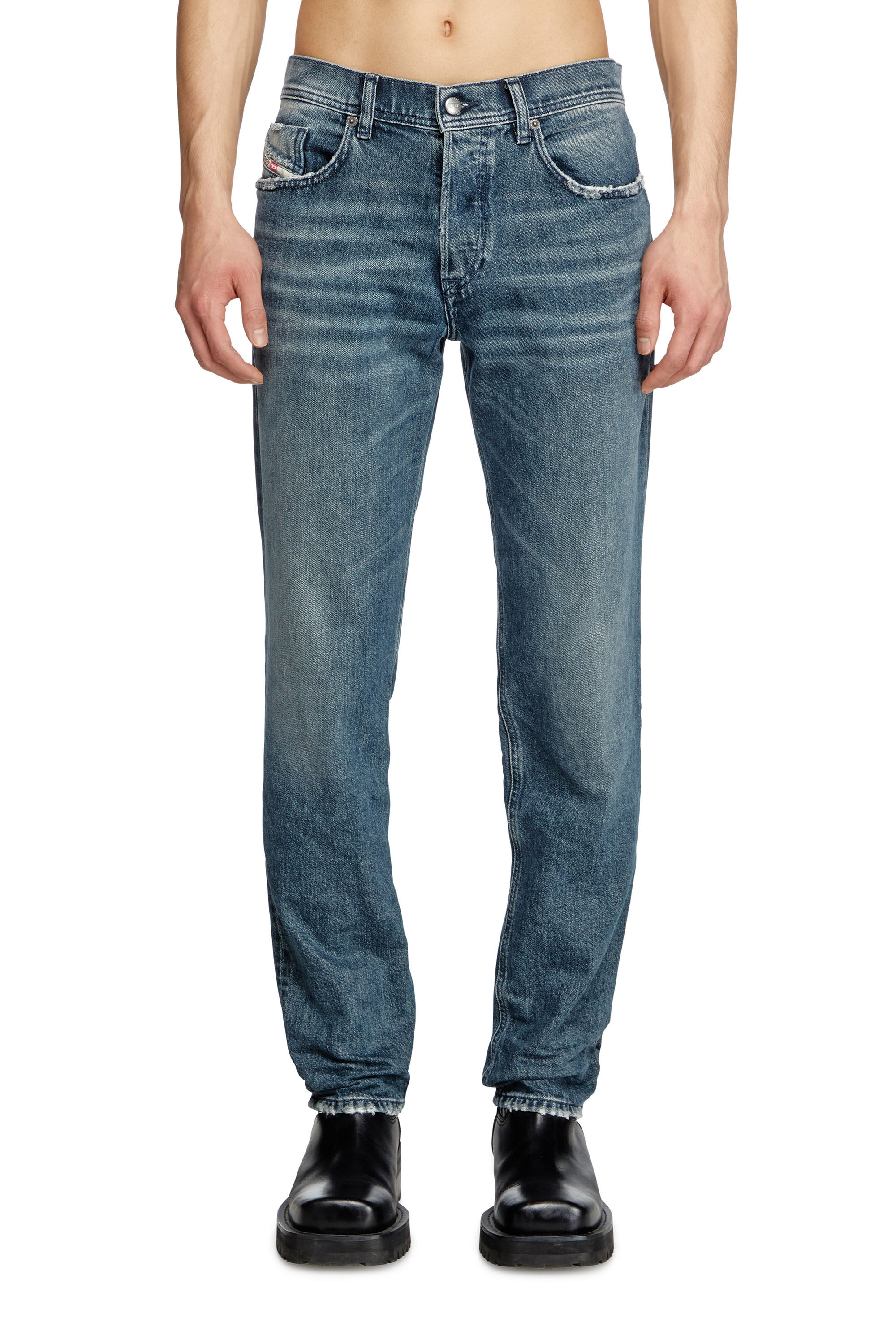 Diesel - Regular Jeans 2023 D-Finitive 007Y7 Hombre, Azul medio - 3