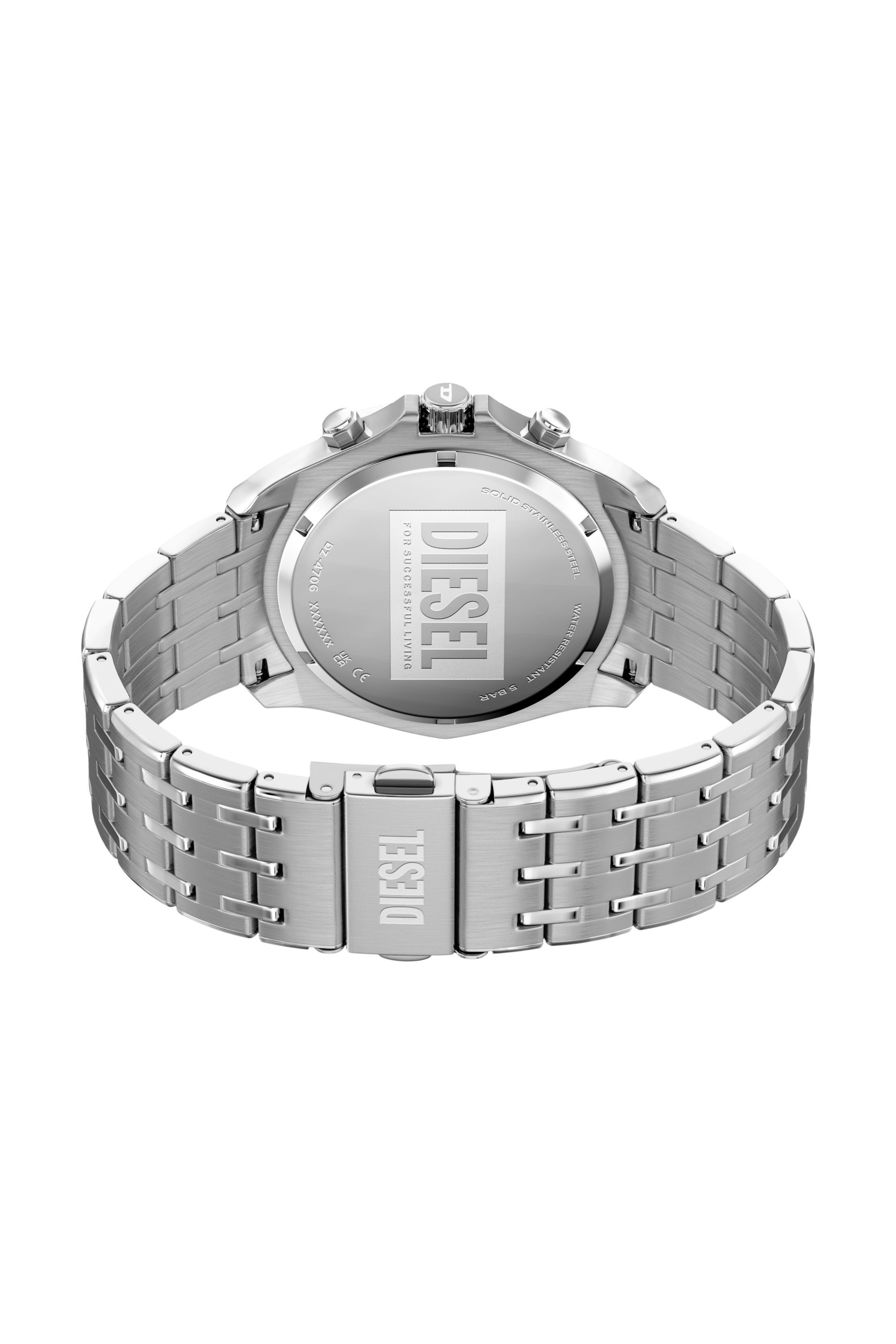 Diesel - DZ4706 WATCH, Reloj Stinger de acero inoxidable Hombre in Plateado - 5
