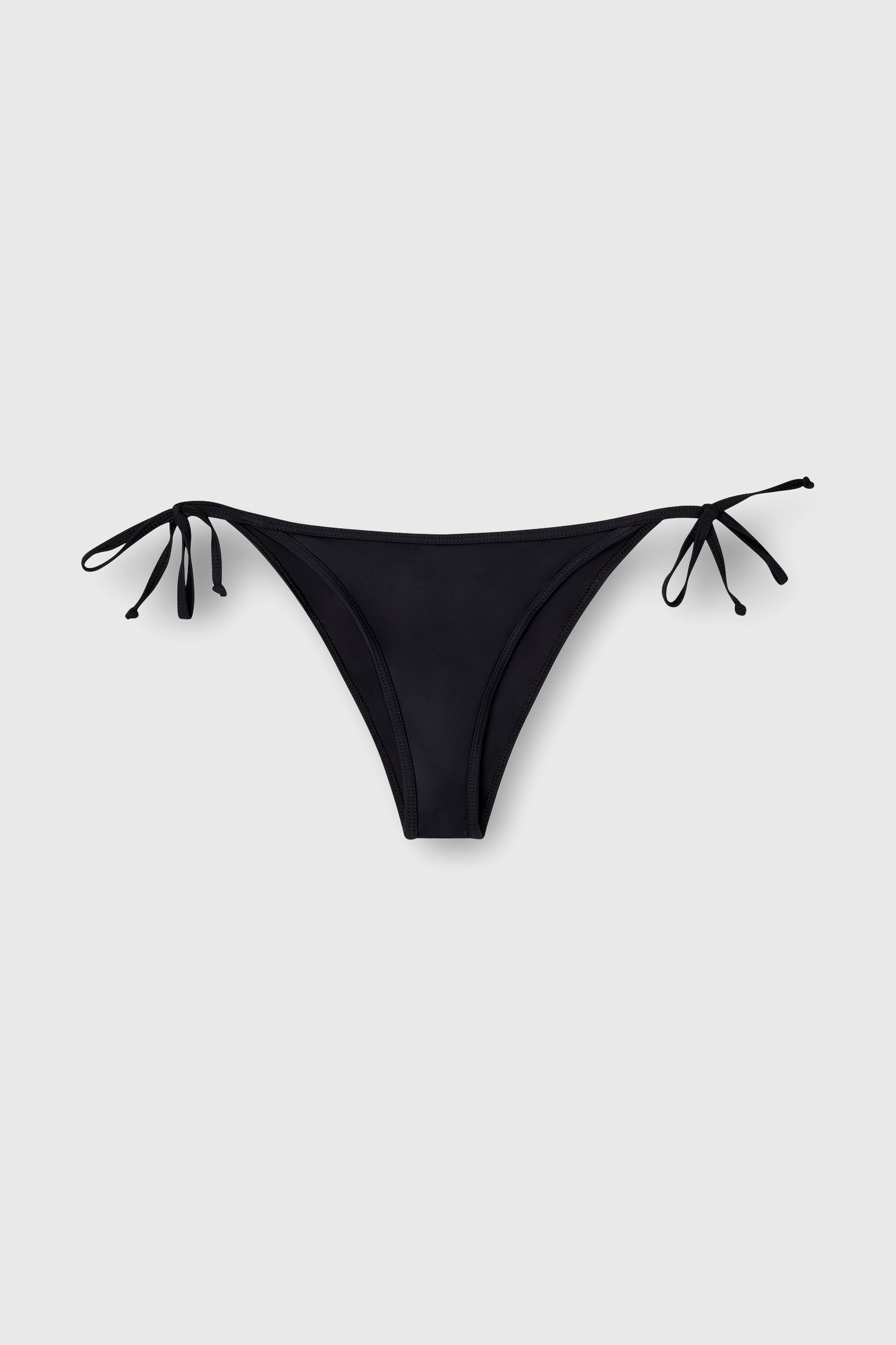 Diesel - BRAZILIAN-D-CORE, Braguitas de bikini con lazos laterales y logotipo en la parte trasera Mujer in Negro - 4
