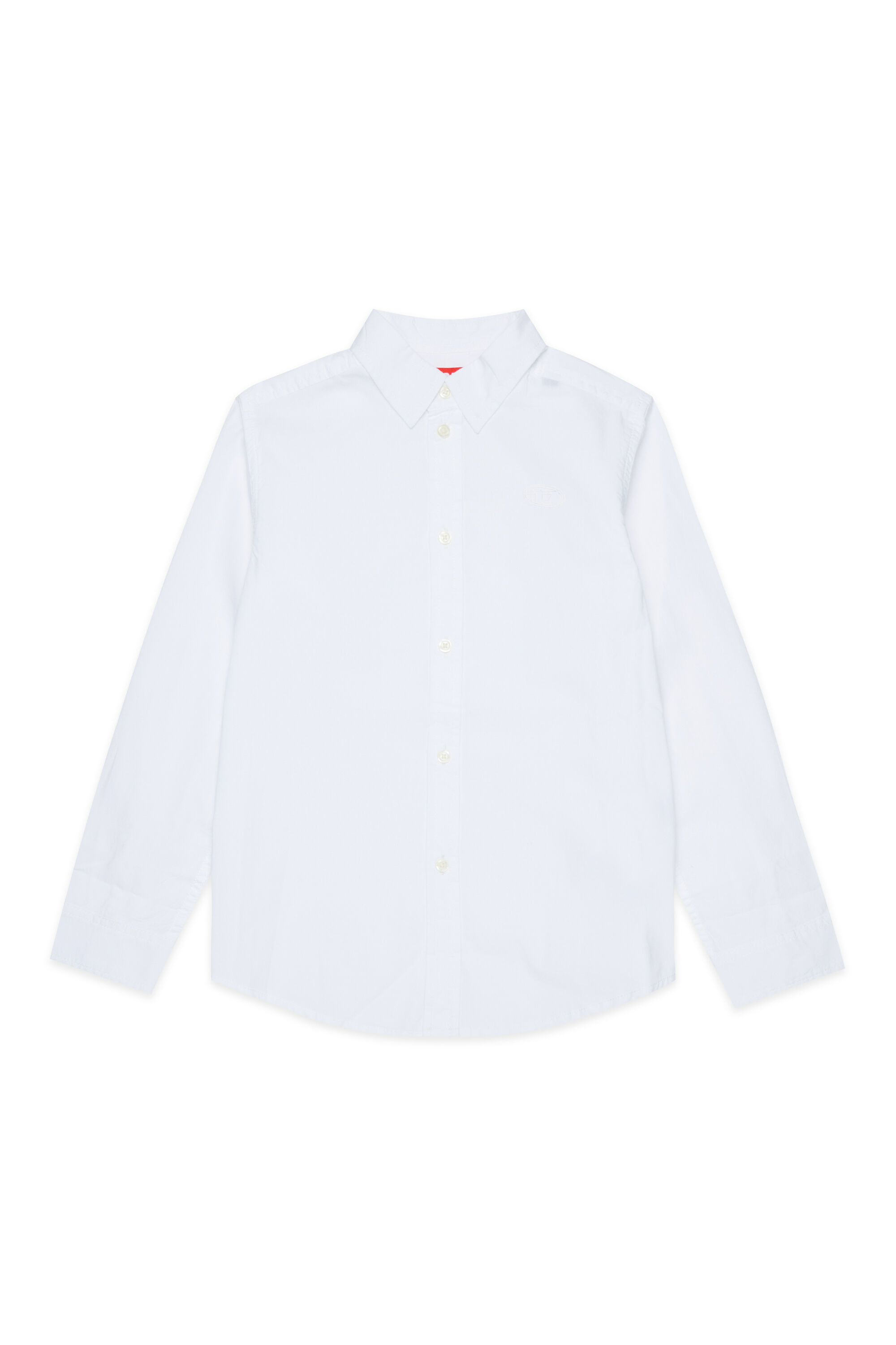 Diesel - CSTAN, Camisa de algod&oacute;n Hombre in Blanco - 1
