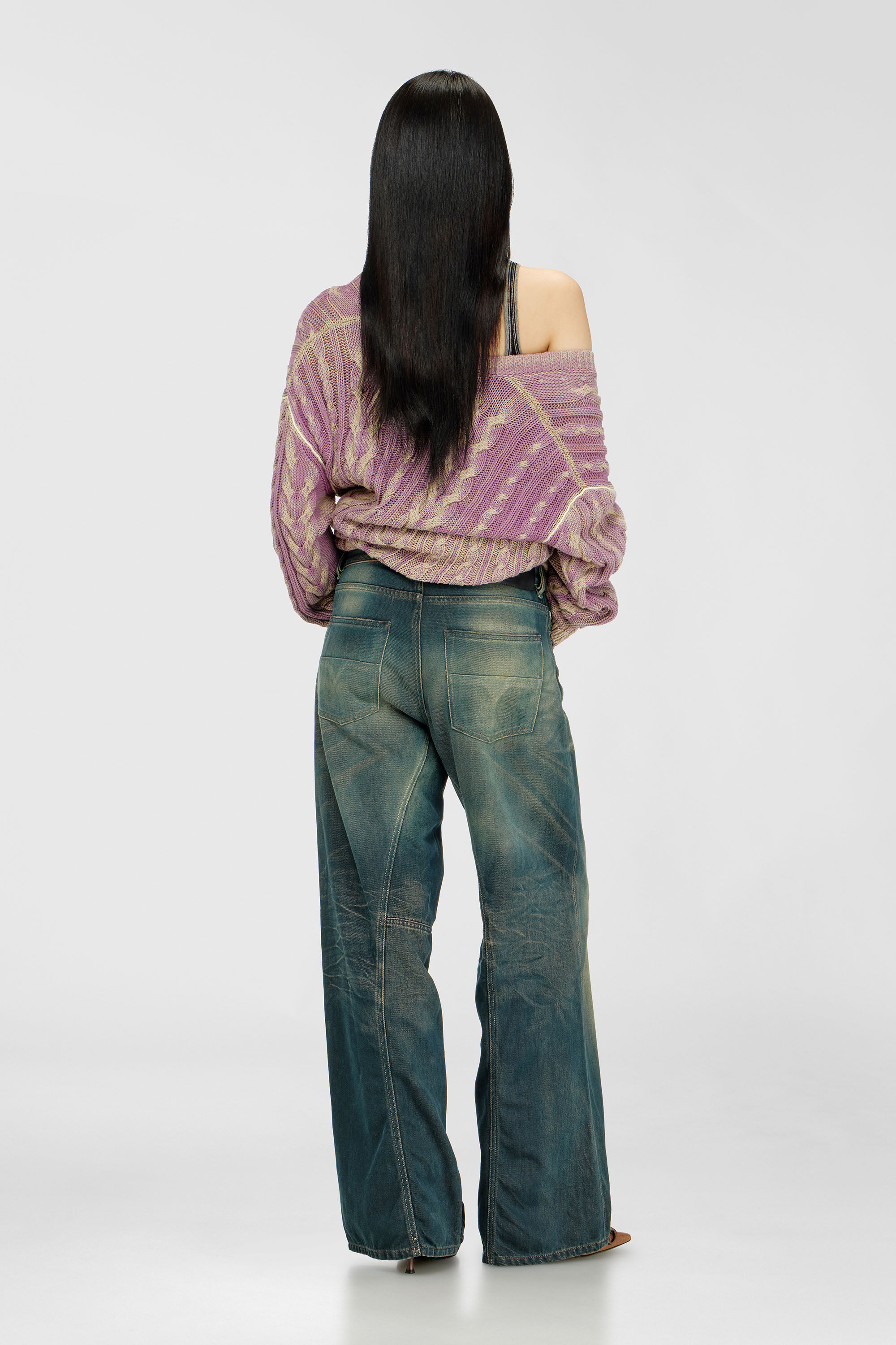 Diesel - Relaxed Jeans 1996 D-Sire 09P85 Mujer, Azul Oscuro - 3