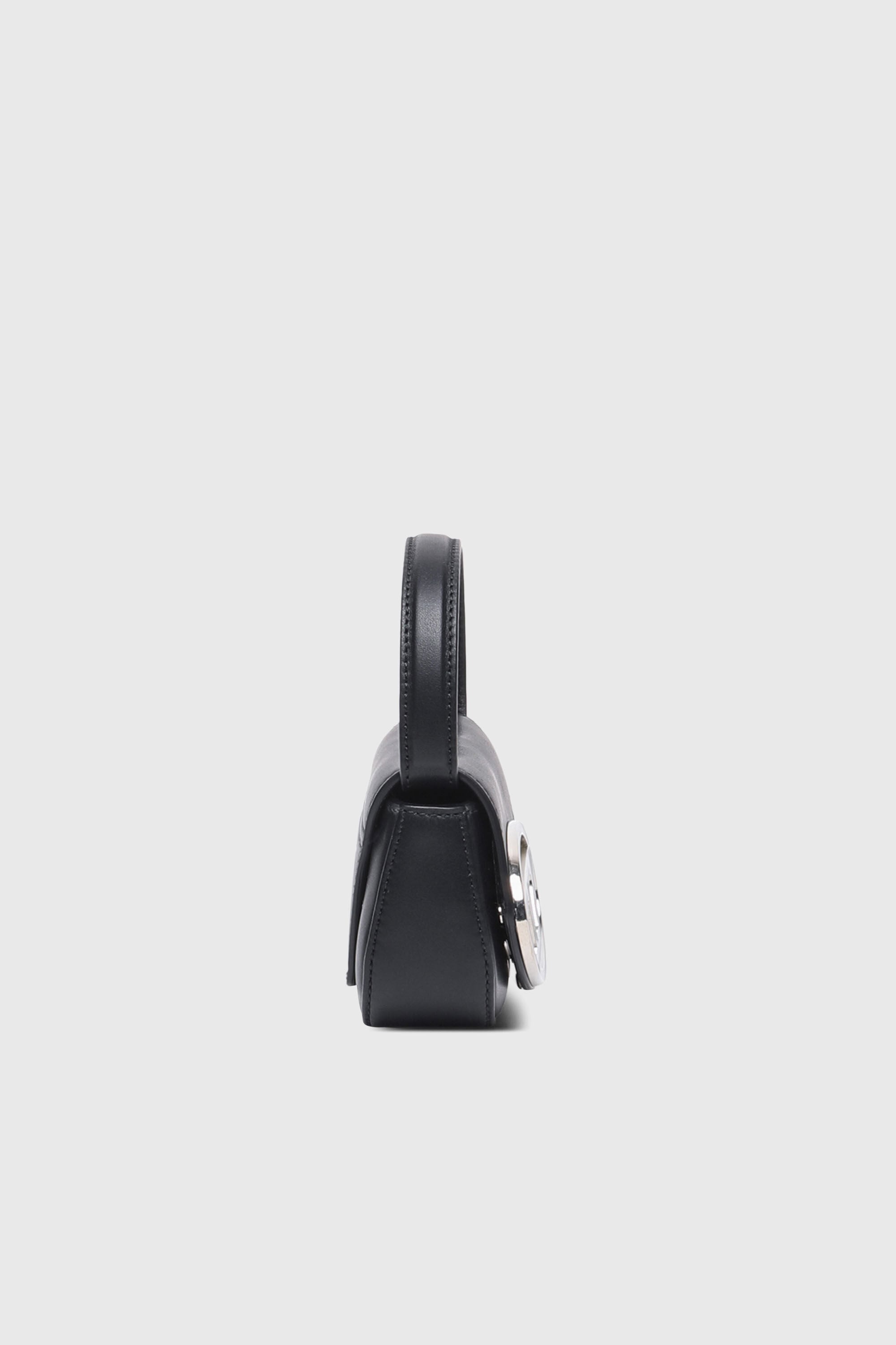 Diesel - 1DR XS, 1DR XS-Minibolso ic&oacute;nico con placa D logo Mujer in Negro - 5