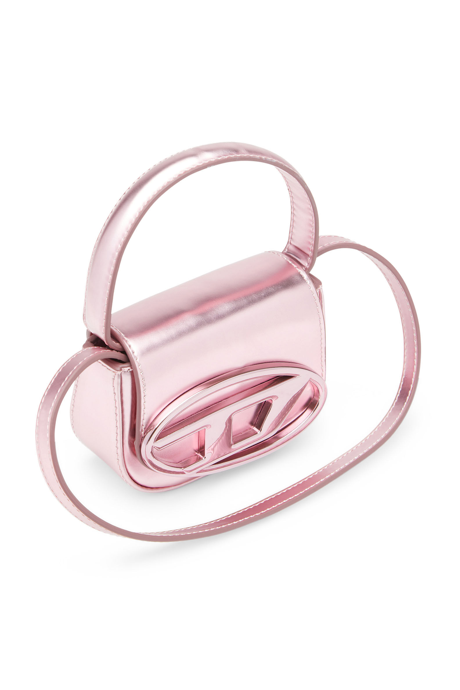 Diesel - 1DR-XS-S, 1DR-XS-S-Mini bolso icónico de cuero espejado Mujer in Rosa - 2