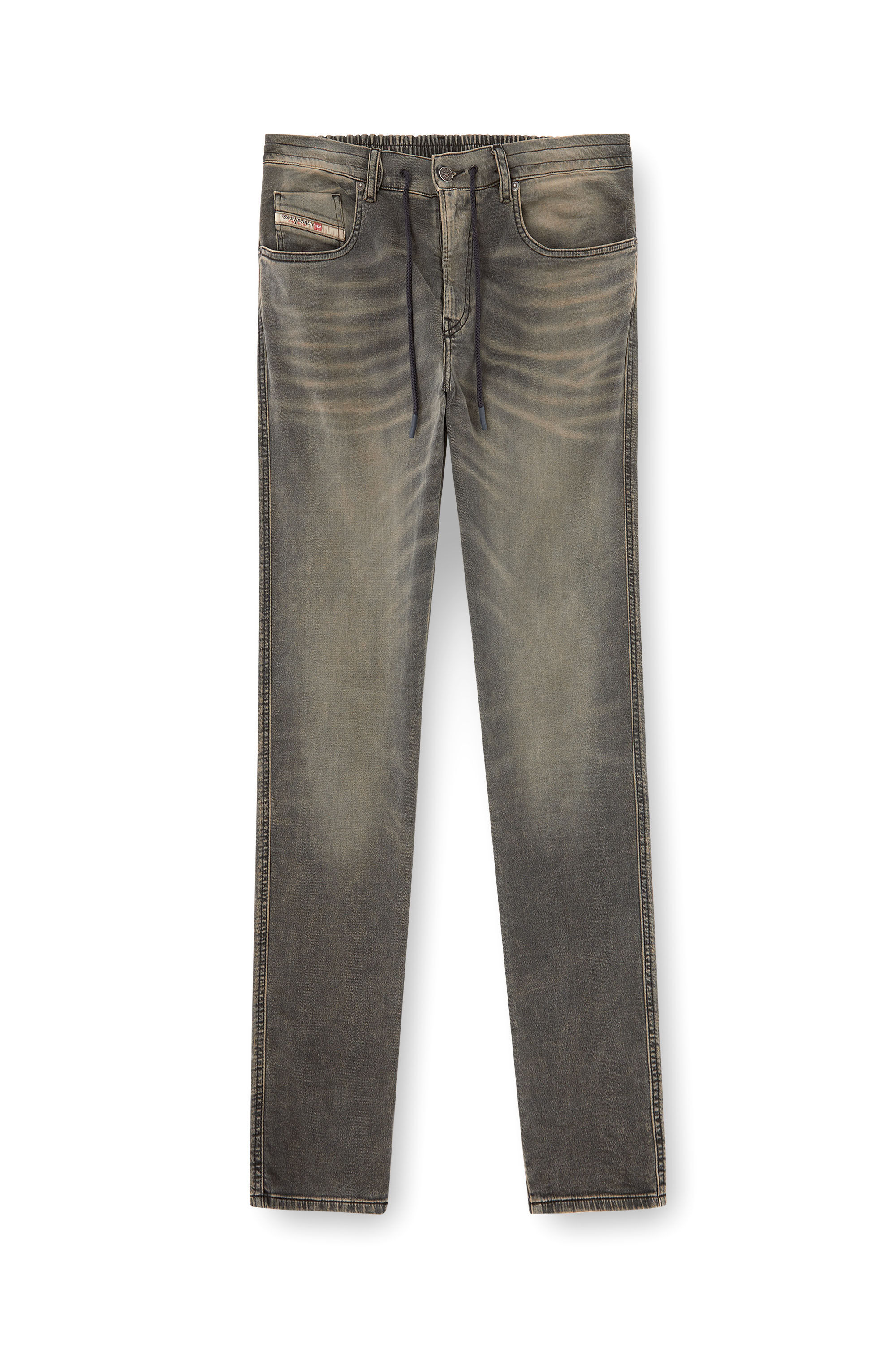 Diesel - Slim 2060 D-Strukt Joggjeans® 068PD Hombre, Gris Claro - 2