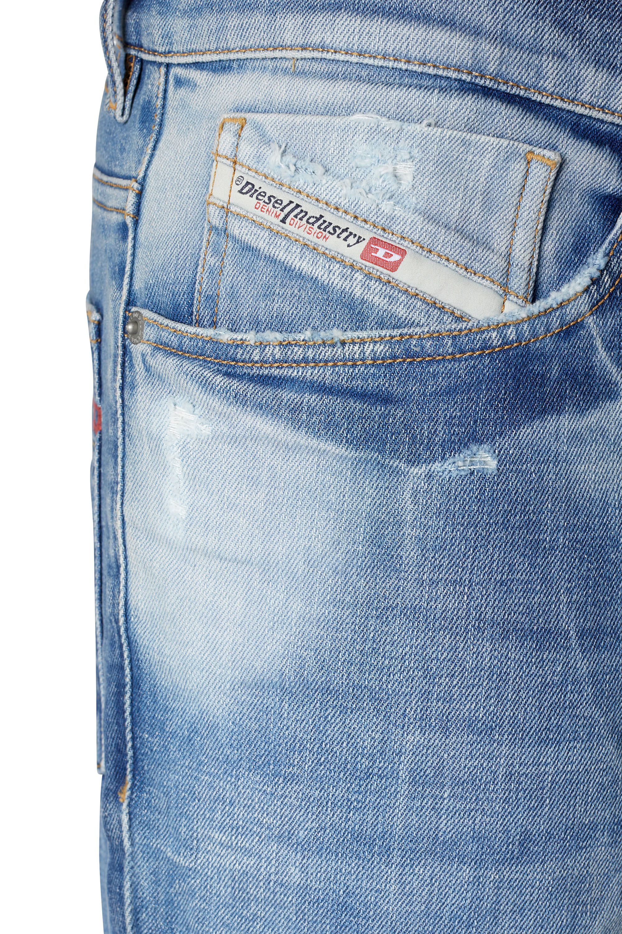 Diesel - 2005 D-FINING 09E16 Tapered Jeans, Azul medio - Image 6