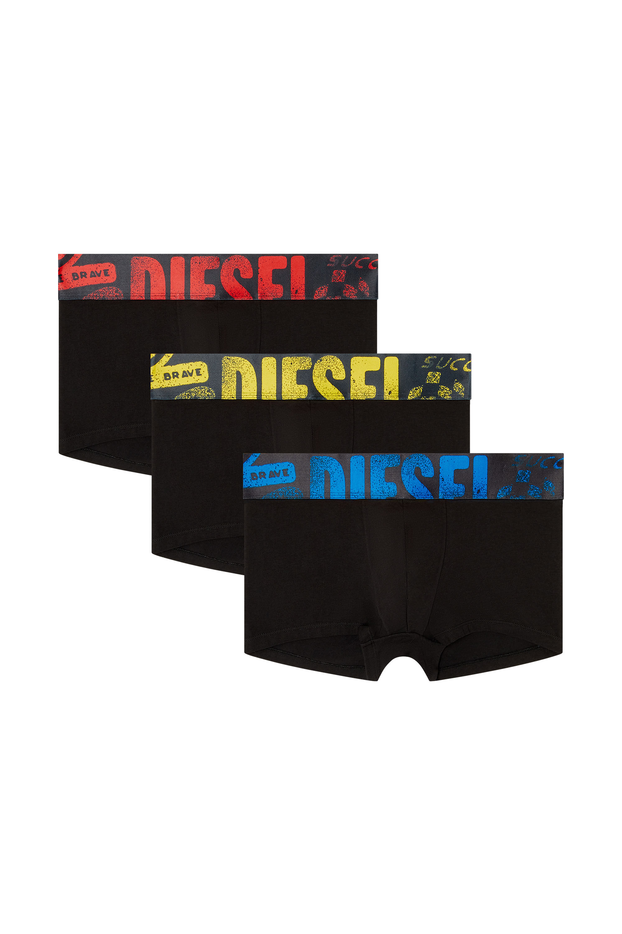 Diesel - UMBX-DAMIENTHREEPACK-5.5EL, Paquete de tres calzoncillos con logo multicolor Hombre in Multicolor - 2