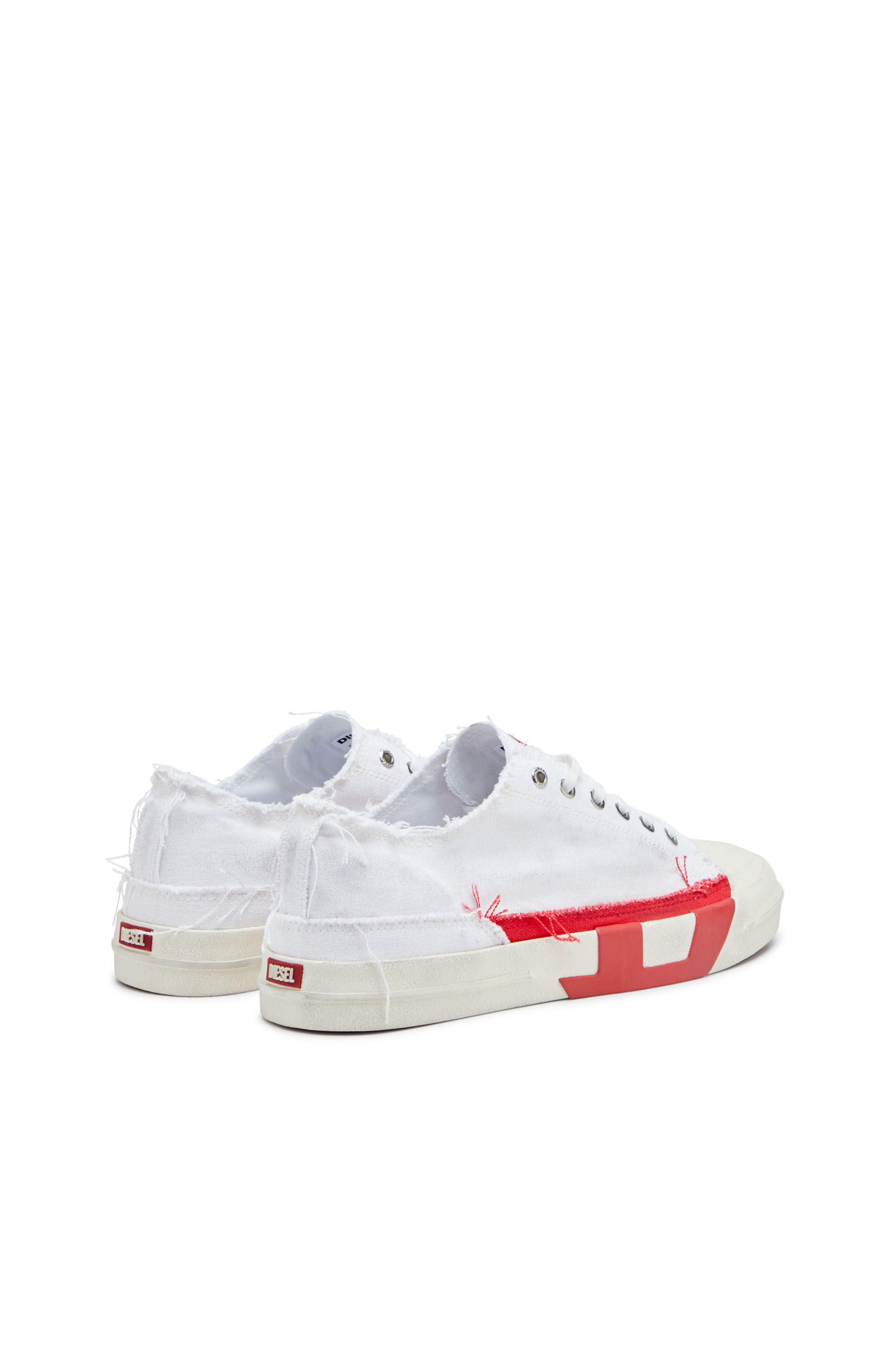 Diesel - S-D-VERSE LOW, S-D-Verse-Deportivas de lona con efecto desgastado Hombre in Multicolor - 3