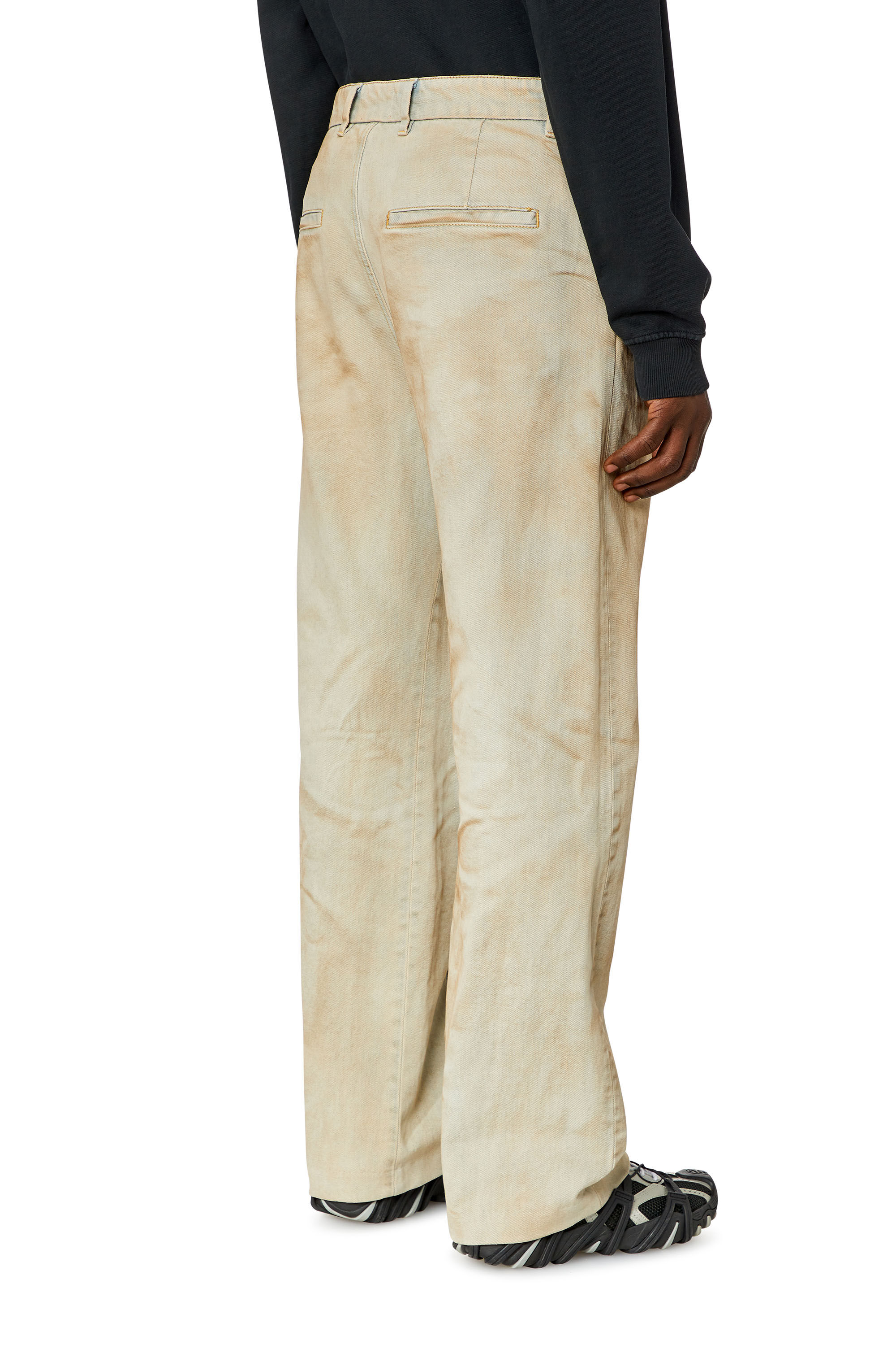 Diesel - Relaxed Jeans D-Chino-Work 0JGAS Hombre, Azul Claro - 4