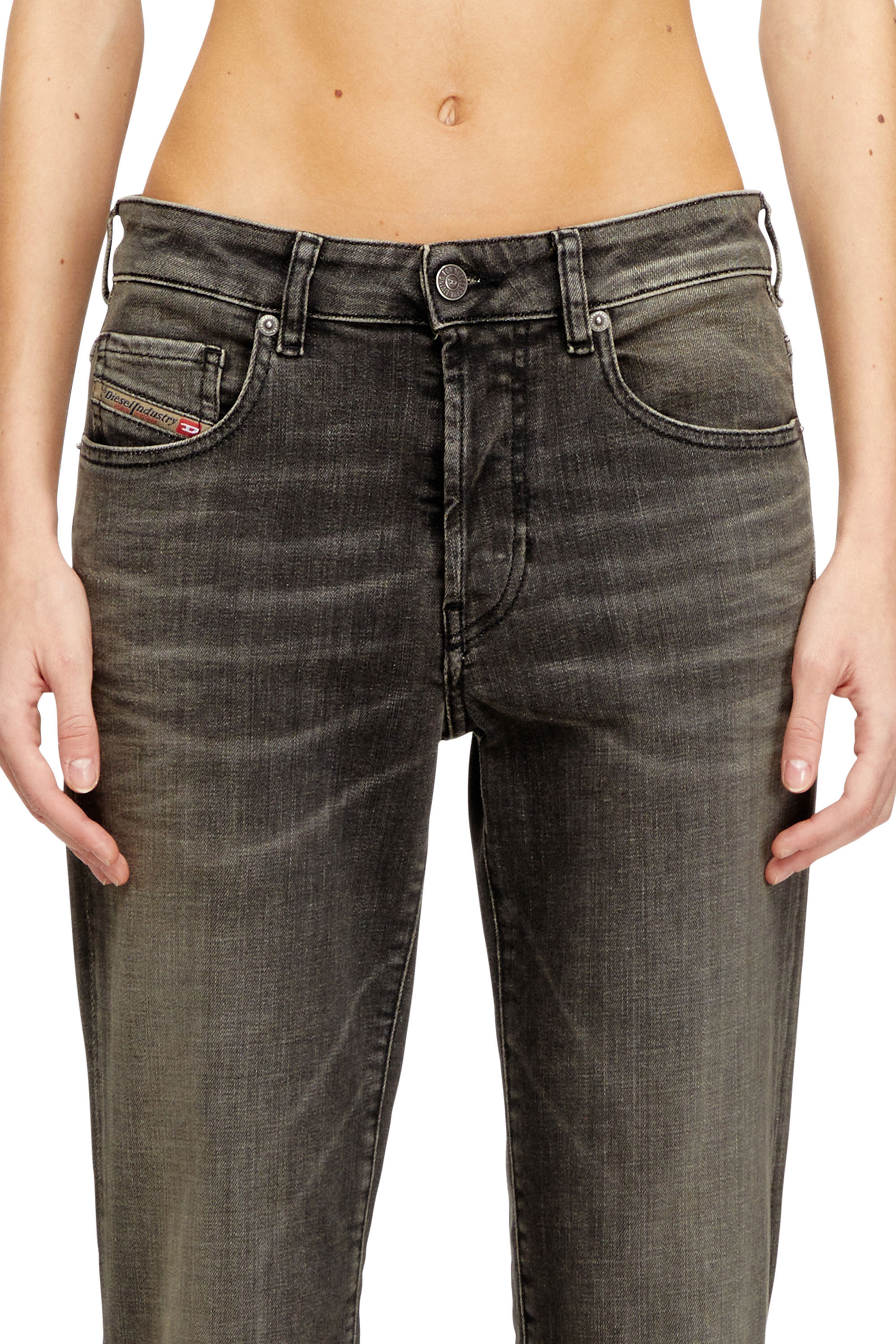 Diesel - Regular Jeans 1989 D-Mine 09N58 Mujer, Gris - 4