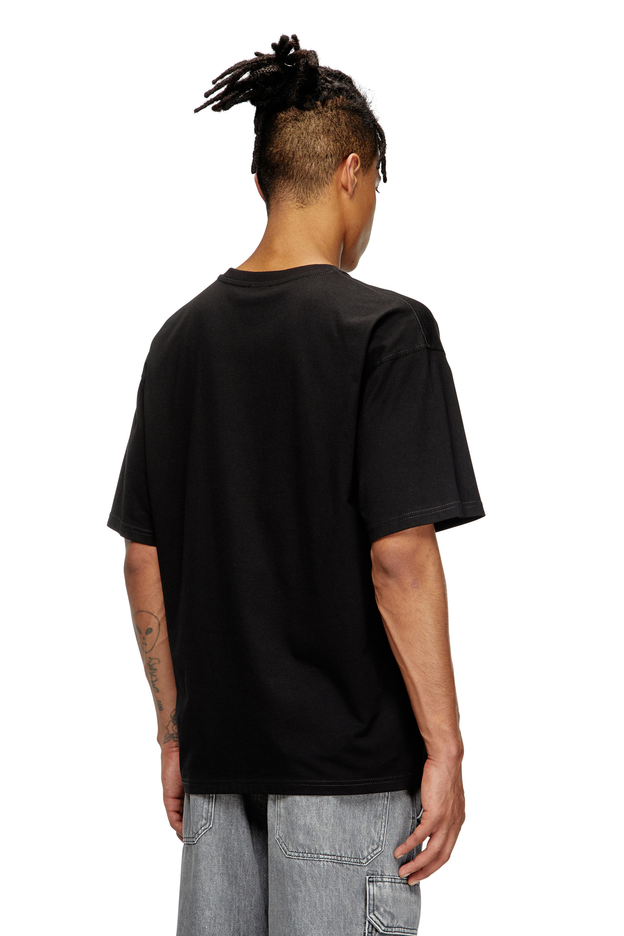 Diesel - T-BOXT-T8, Camiseta con estampado 78 Hombre in Negro - 4