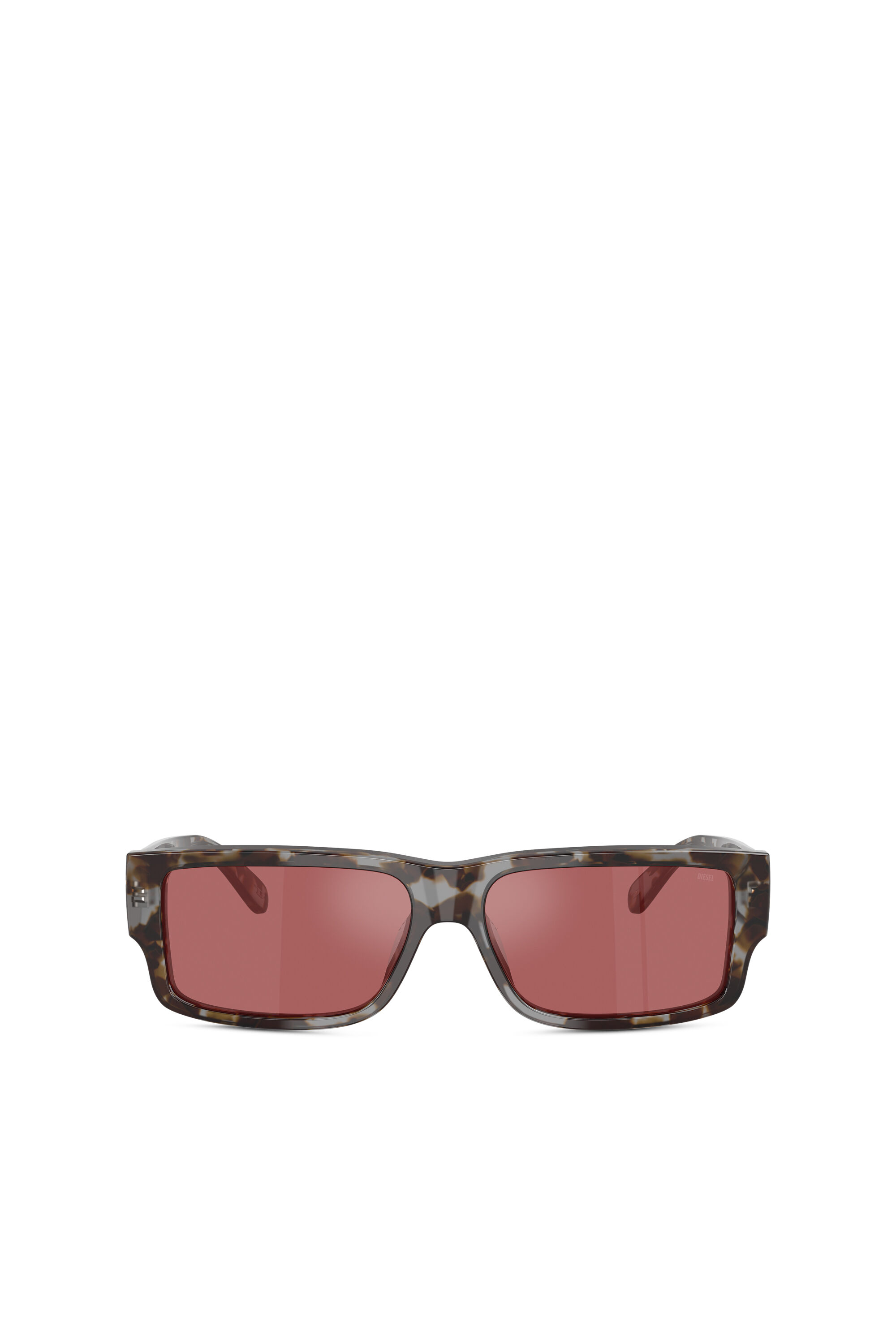 Diesel - 0DL2003, Gafas rectangulares Hombre in Rojo - 1