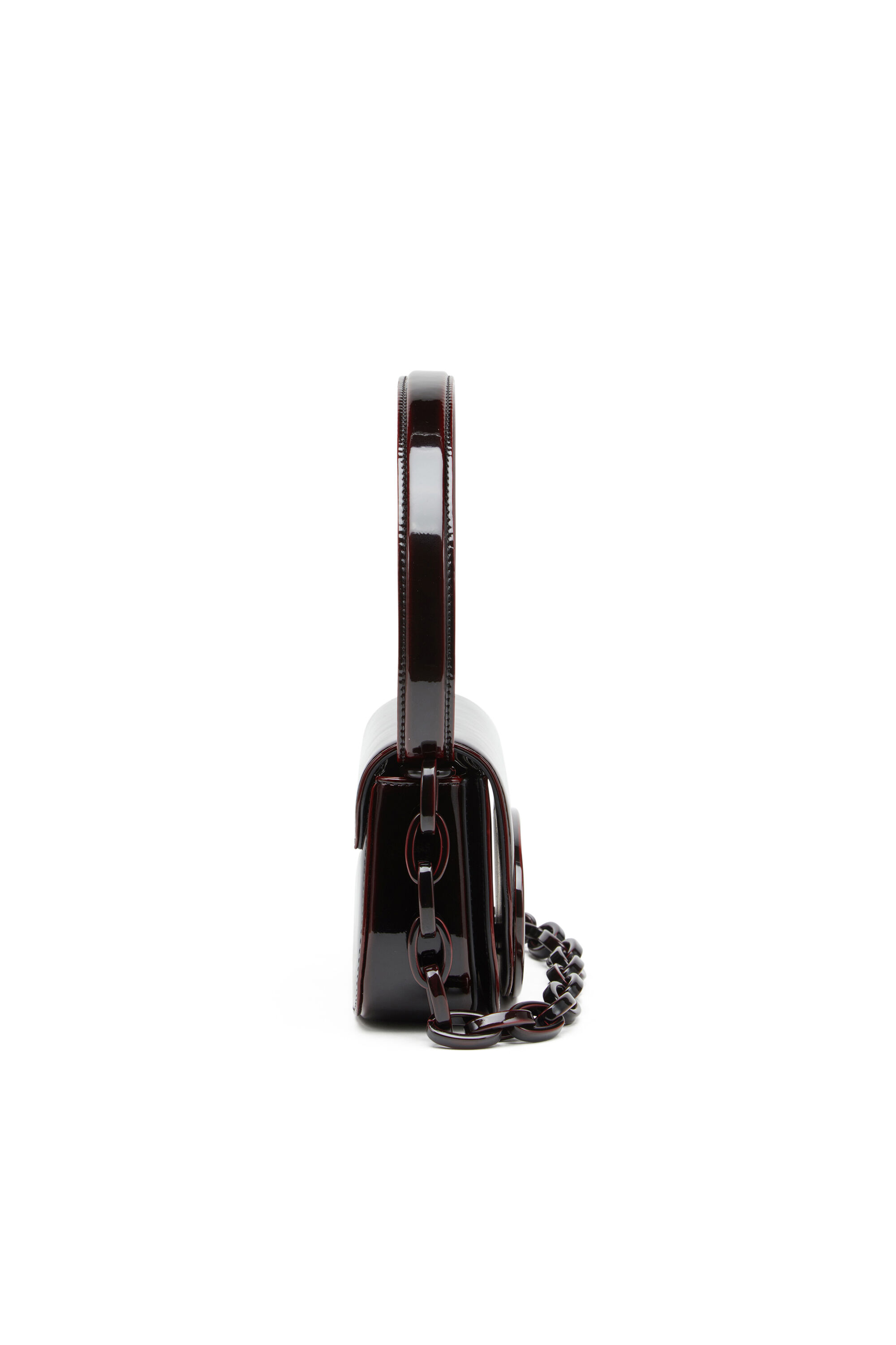 Diesel - 1DR, Woman's 1DR-Iconic 1DR bag in liquid PU in Burgundy - 4