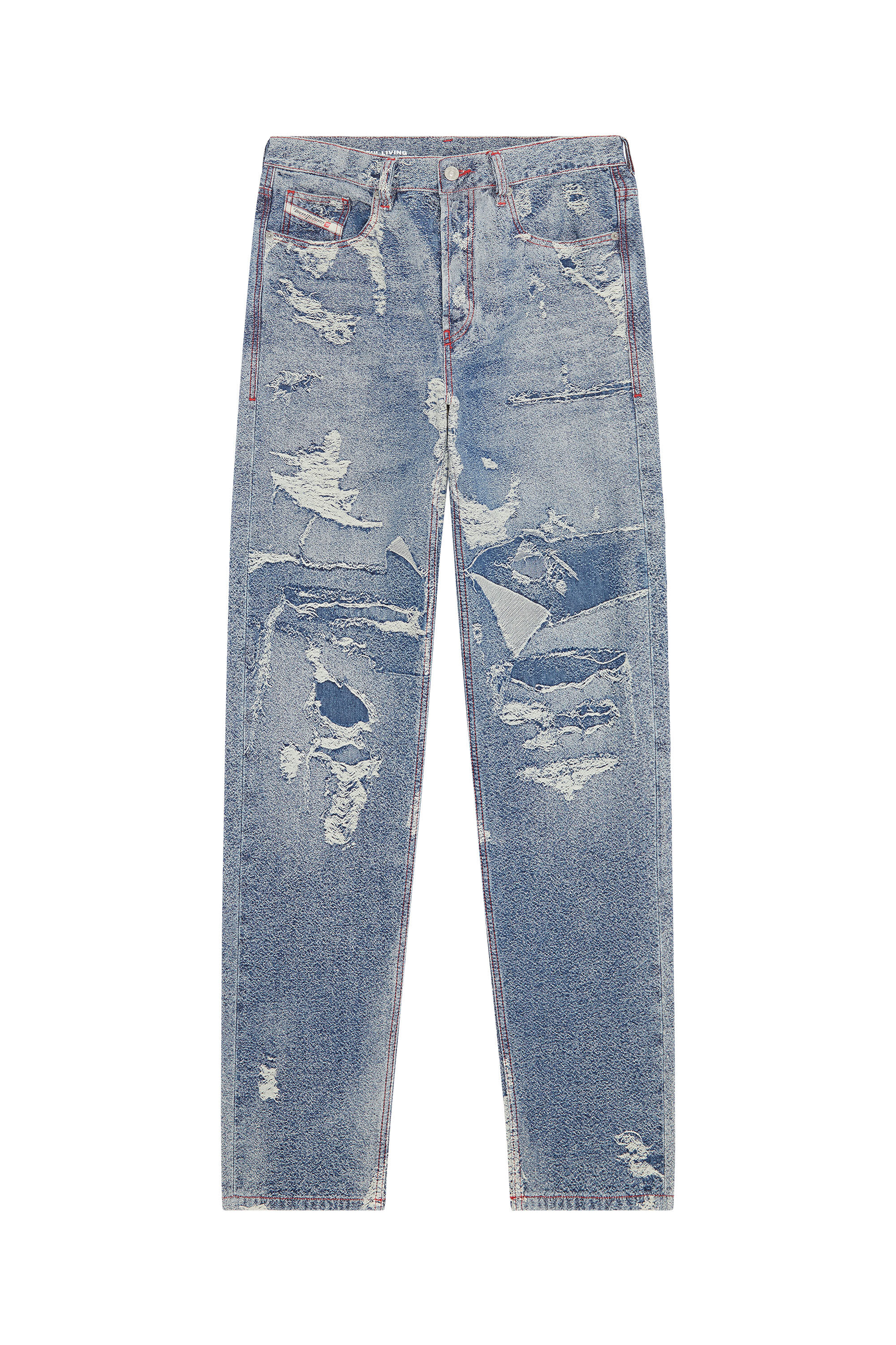 Diesel - 2010 09F10 Straight Jeans, Azul Oscuro - Image 2
