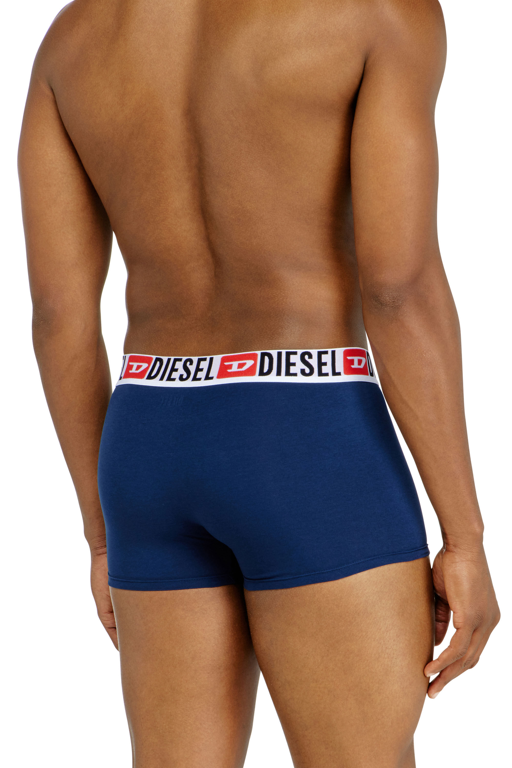 Diesel - UMBX-DAMIENTHREEPACK, Paquete de tres calzoncillos b&oacute;xer con logotipo en la cintura Hombre in Multicolor - 4