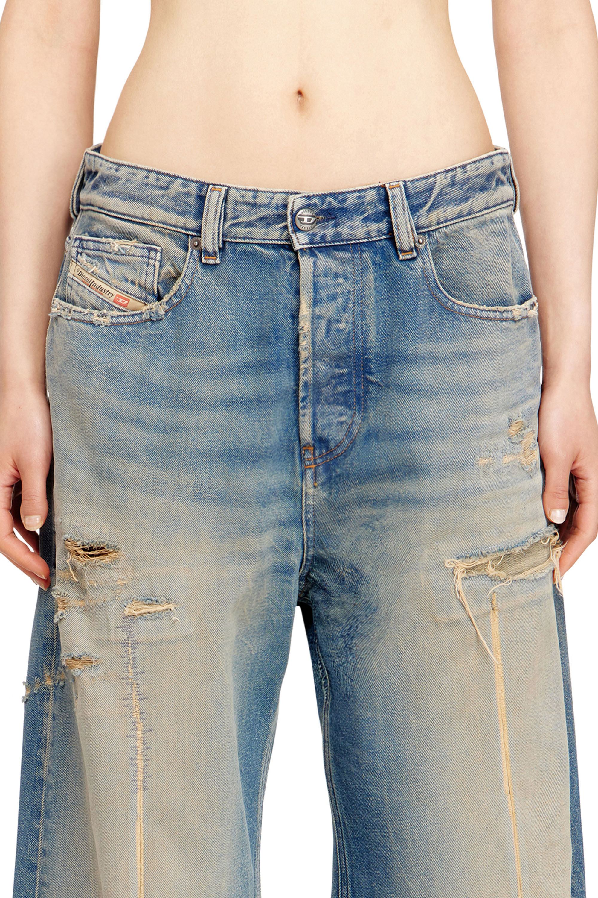 Diesel - Relaxed Jeans 1996 D-Sire 09N29 Mujer, Azul medio - 5