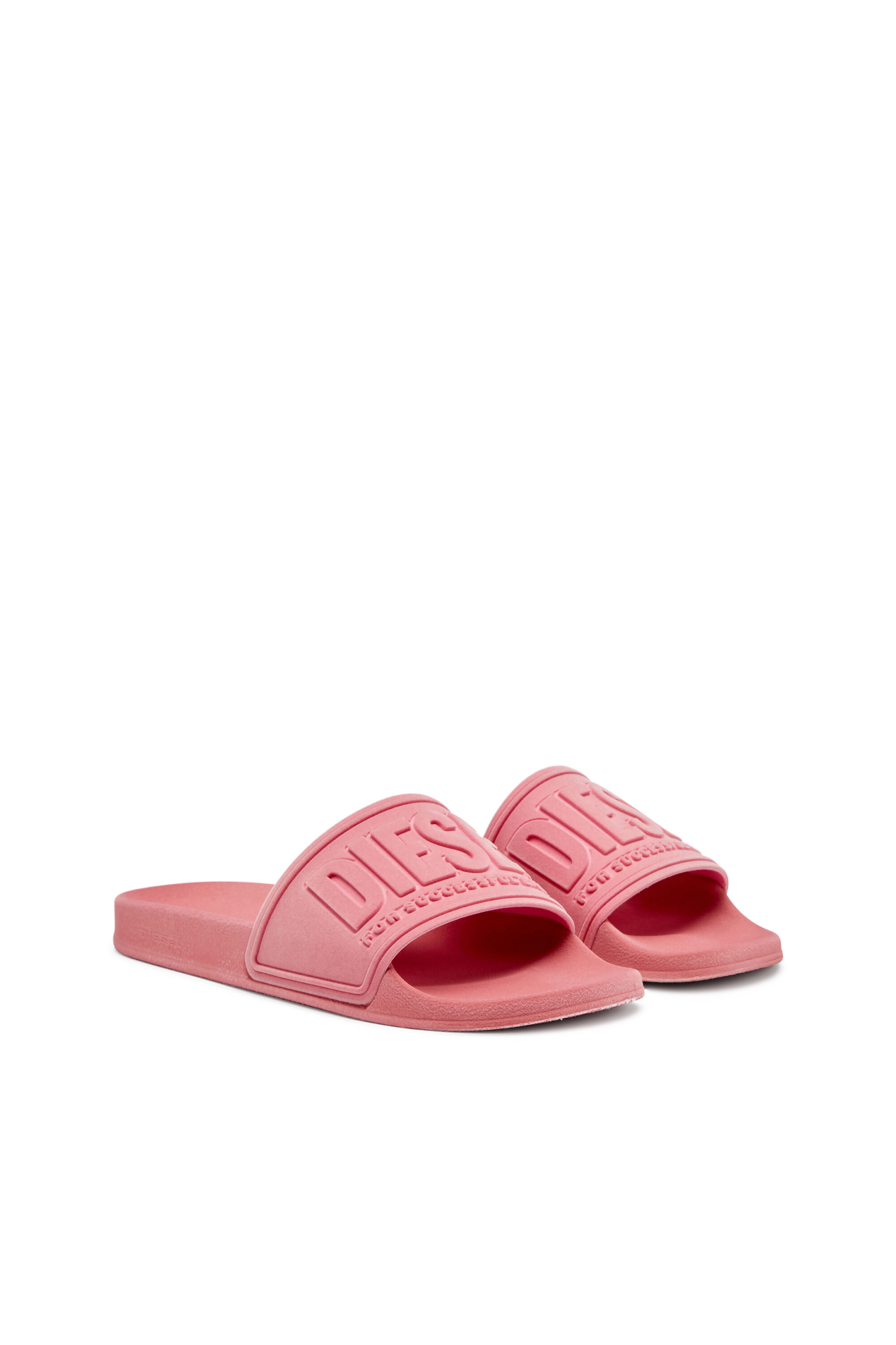 Diesel - SA-MAYEMI CC W, Sa-Mayemi-Sandalias de piscina con flocado aterciopelado Mujer in Rosa - 2