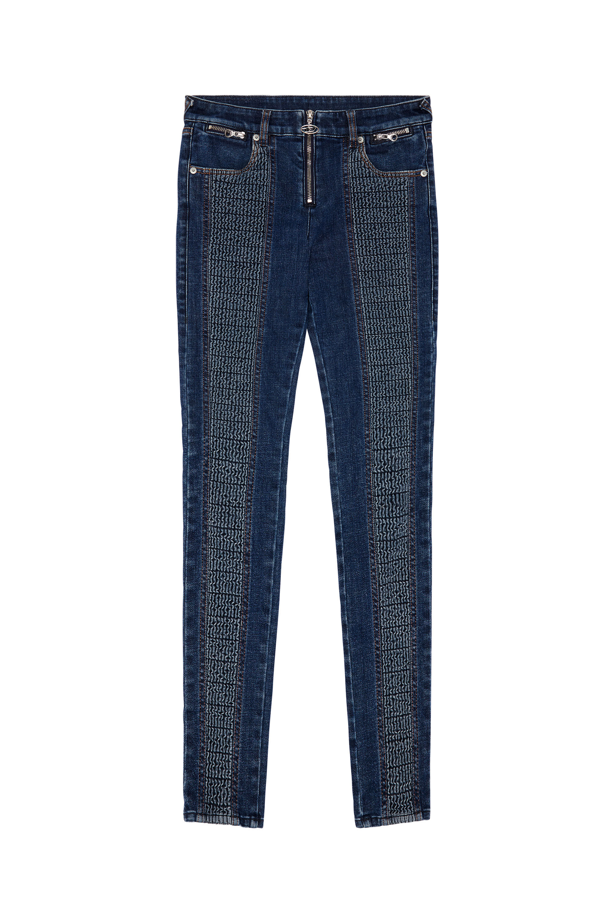 Diesel - D-Vision 09D22 Skinny Jeans, Azul Oscuro - Image 2