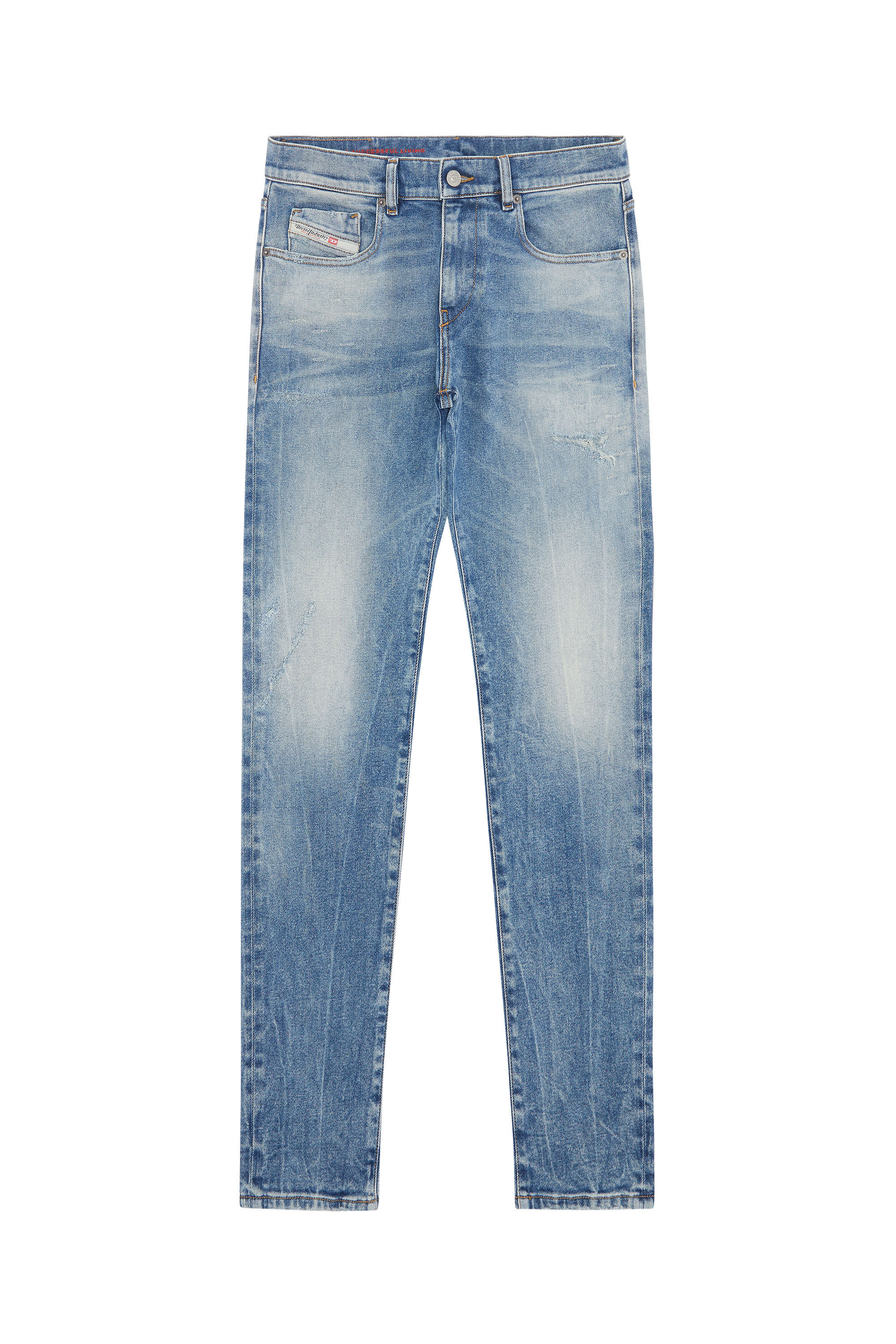 Diesel - 2019 D-STRUKT 009MW Slim Jeans, Azul Claro - Image 2