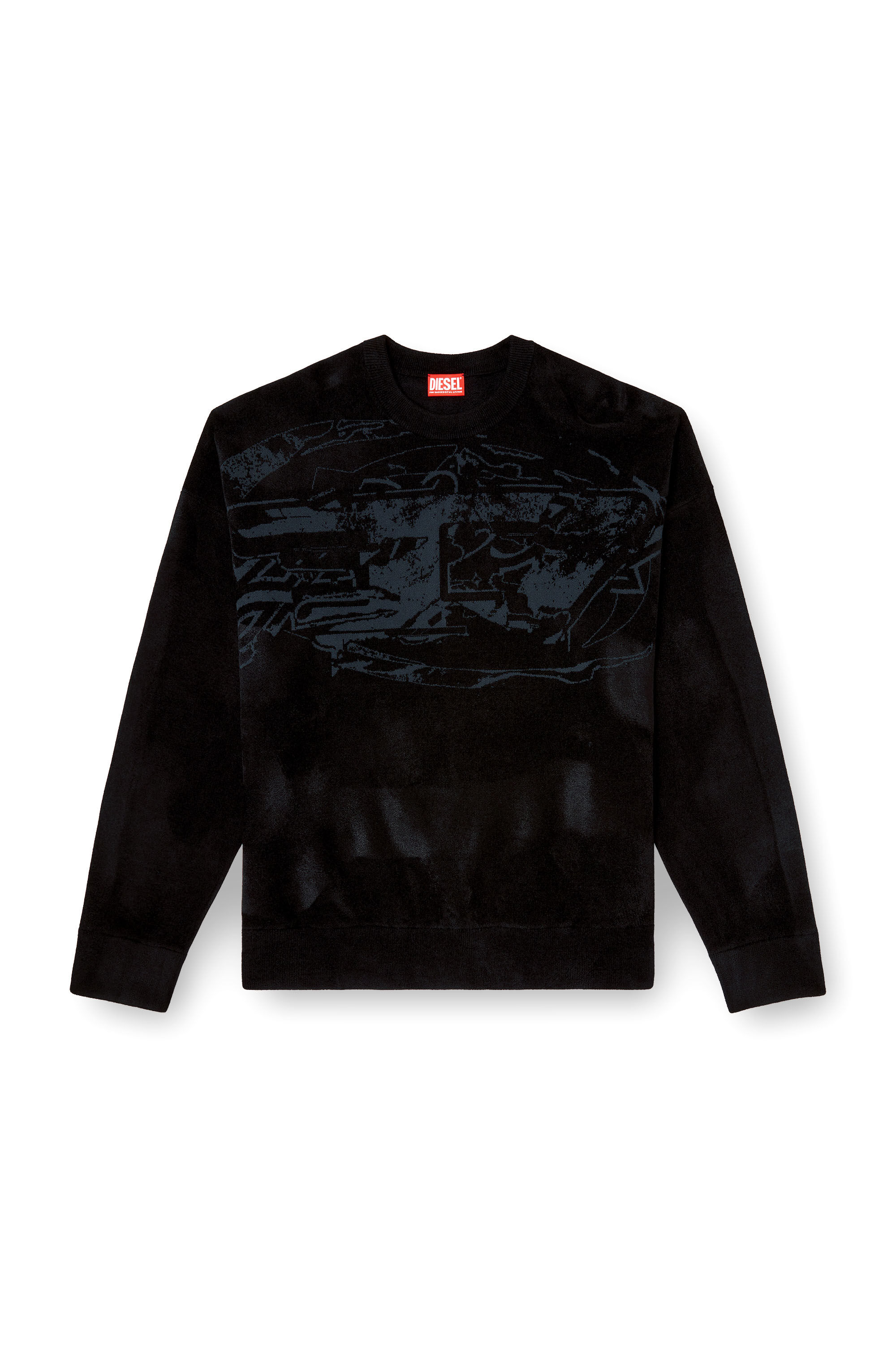 Diesel - K-TRESA, Jersey de jacquard de chenilla con motivo del logotipo Hombre in ToBeDefined - 2