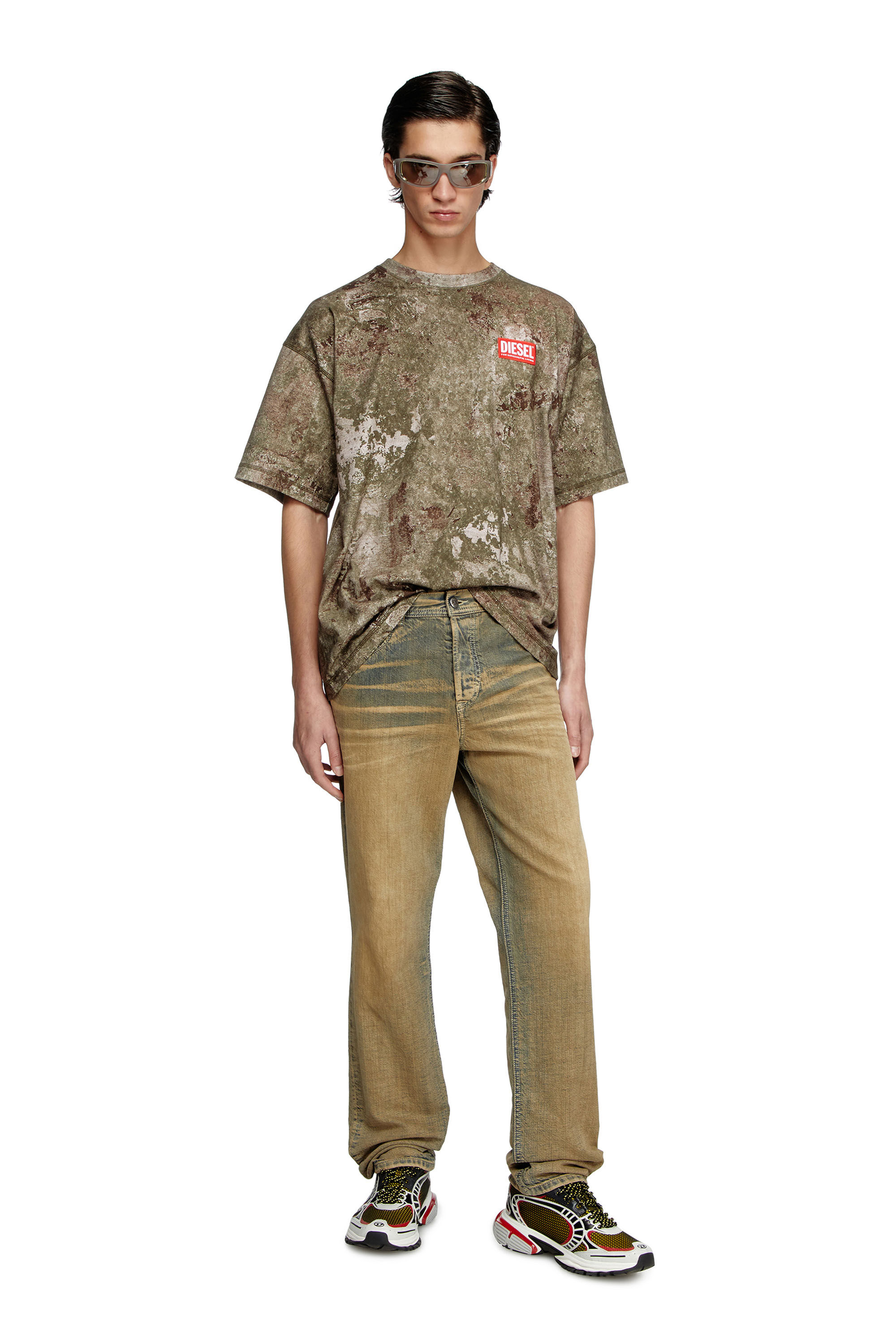 Diesel - S-PRO-V-DENSE LOW, S-Pro-V-Dense-Deportivas de malla con logotipo Oval D Hombre in Multicolor - 7