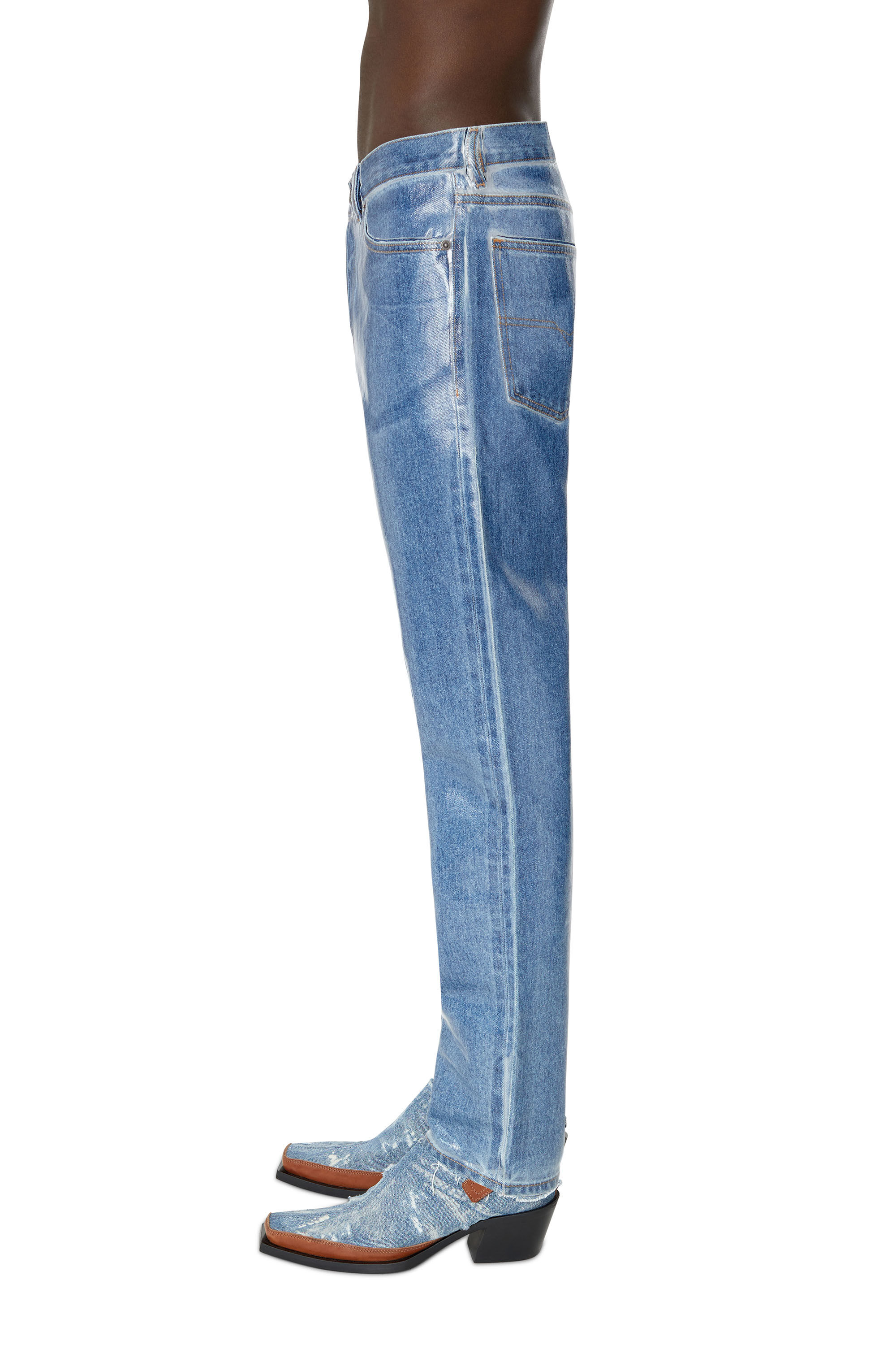 Diesel - 1995 007H7 Straight Jeans, Azul Oscuro - Image 5