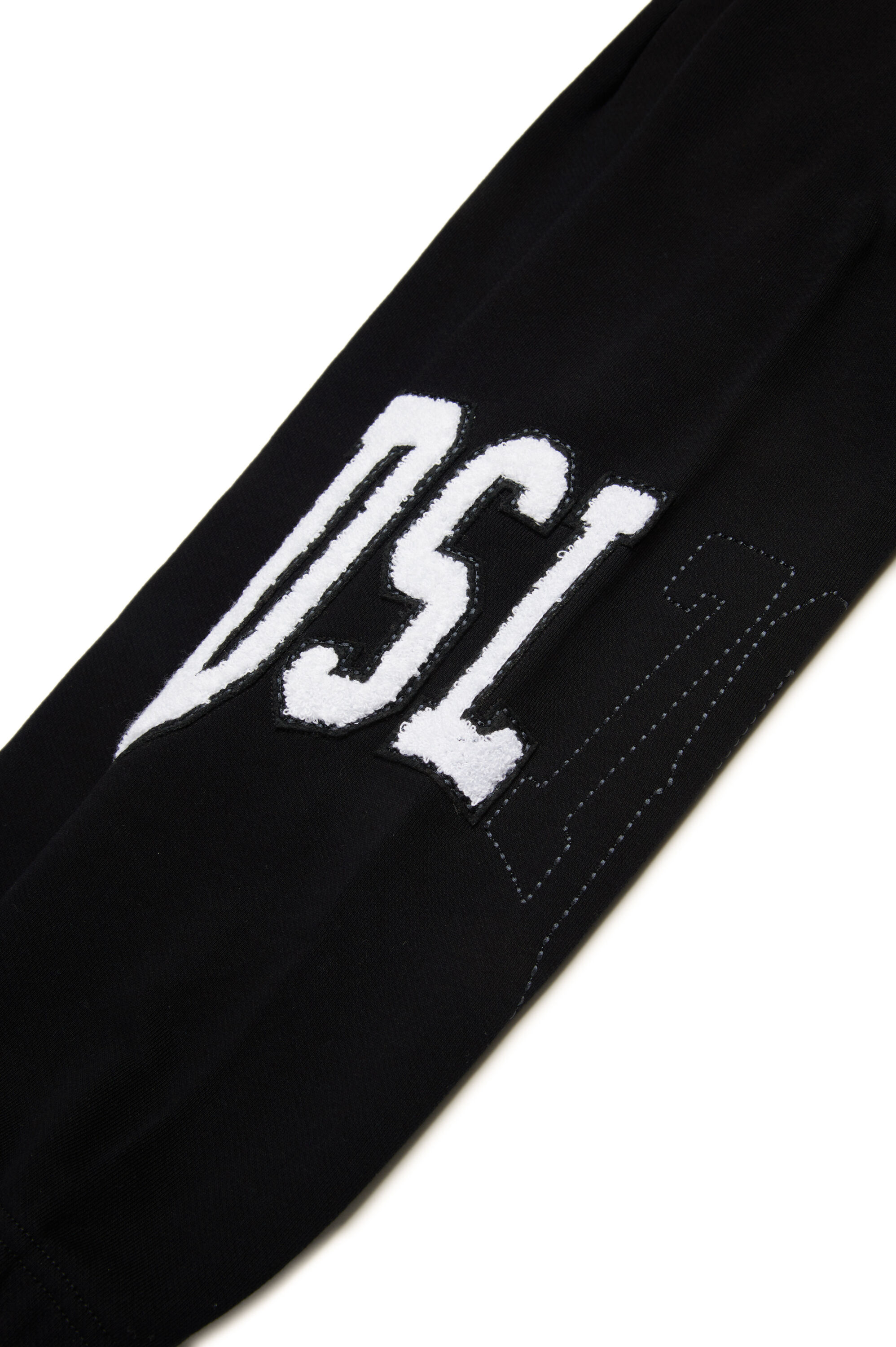 Diesel - PMARCHI, Pantalones deportivos con logotipo de estilo universitario Hombre in Negro - 4