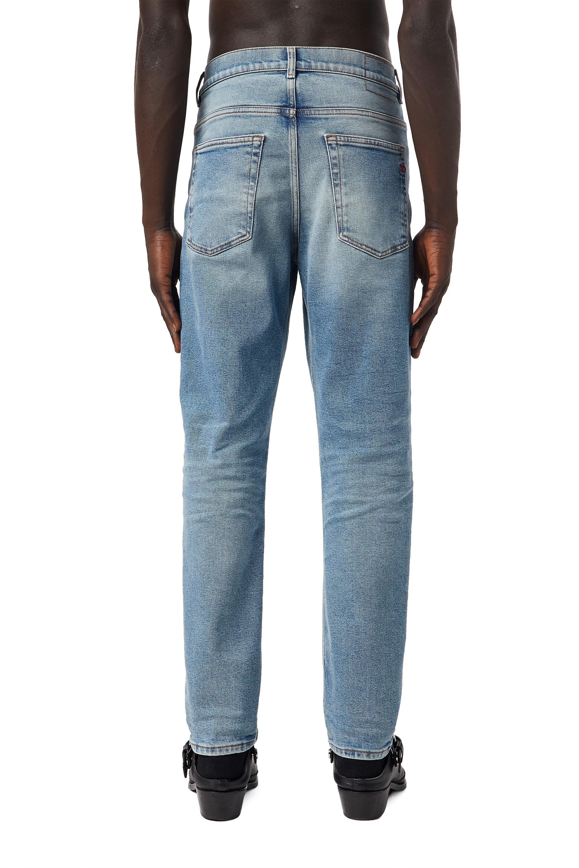 Diesel - 2005 D-FINING 09C77 Tapered Jeans, Azul Claro - Image 4