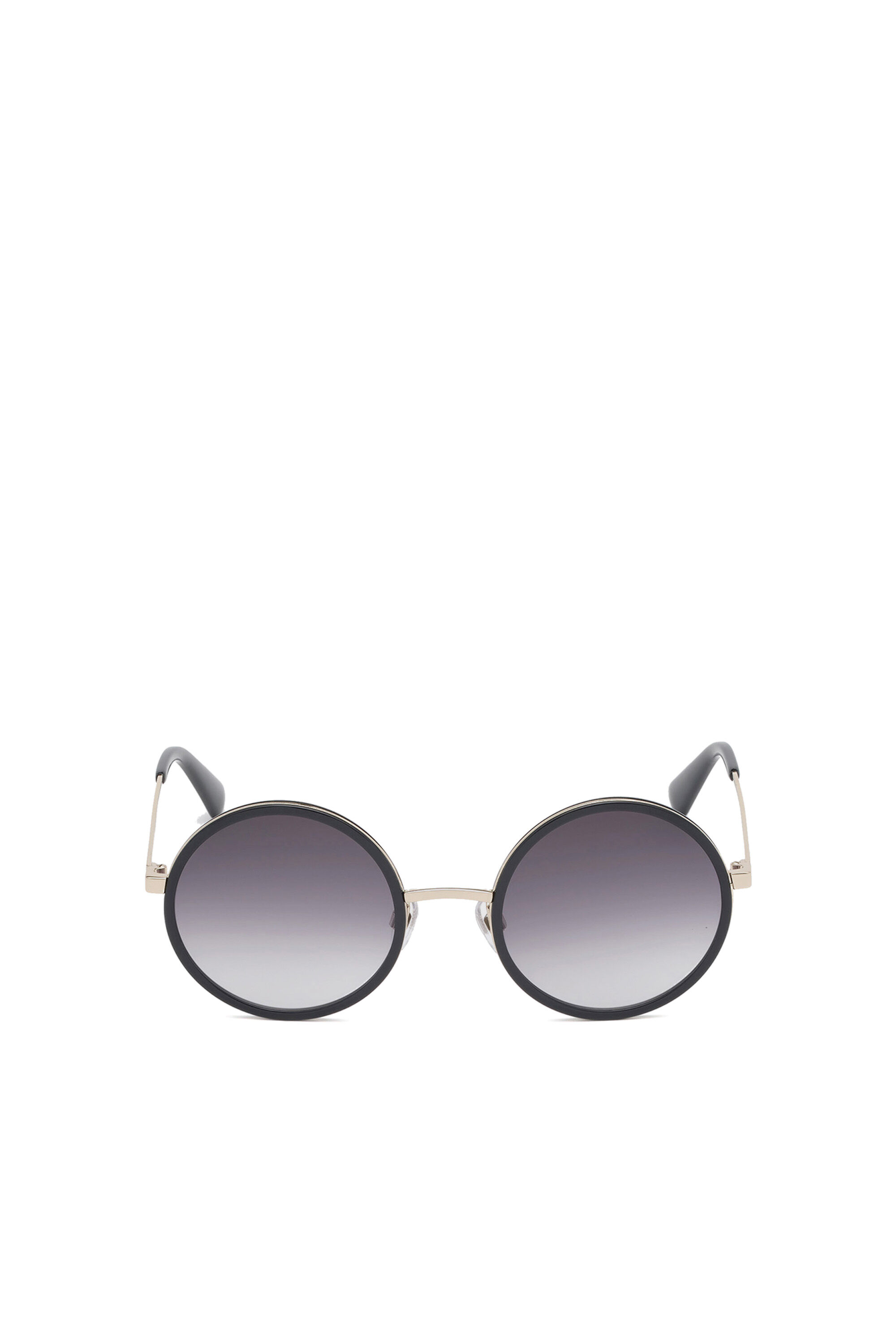 Diesel - DL0276, Gafas de sol redondeadas en acetato Mujer in Negro - 1