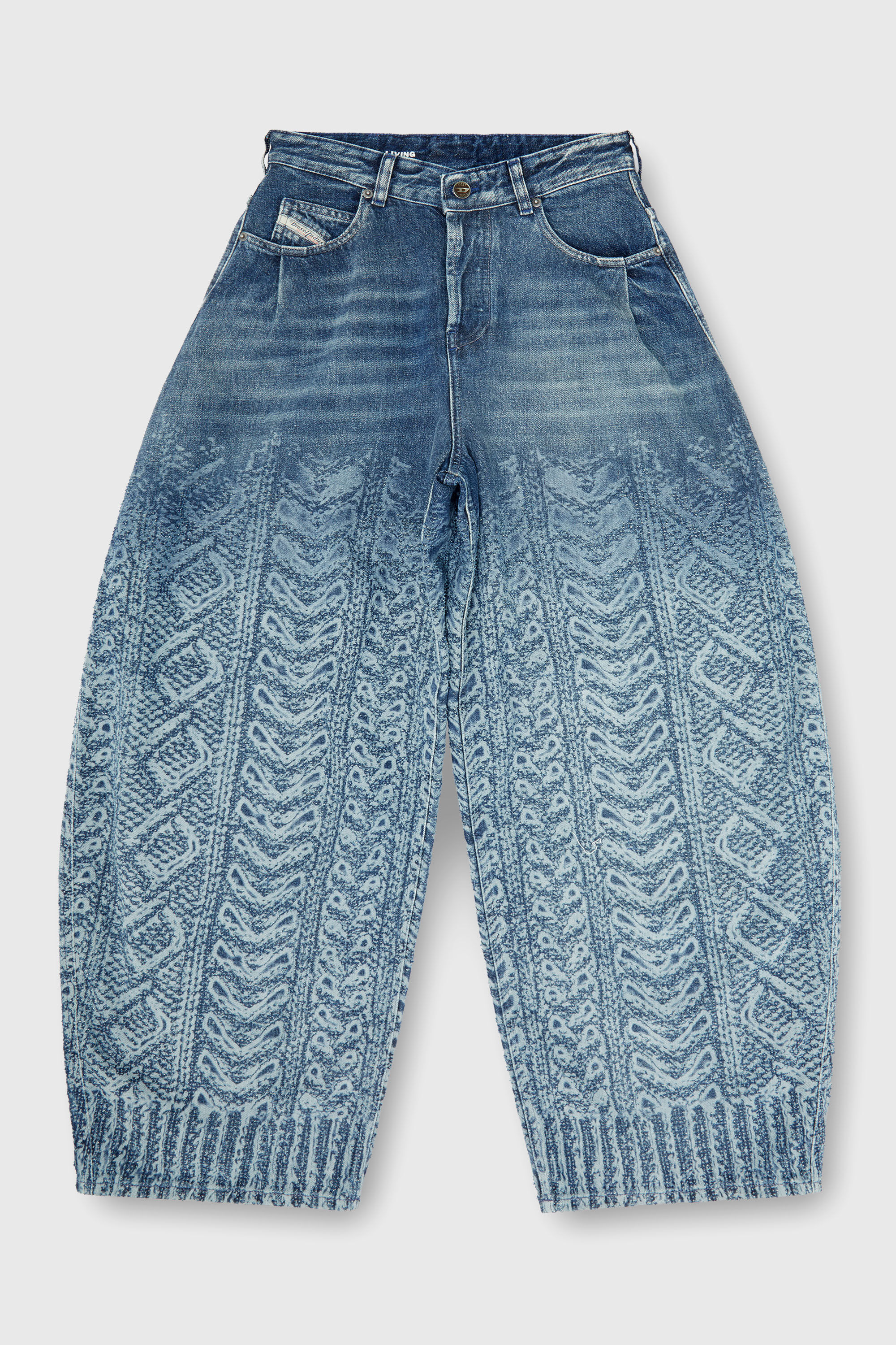 Diesel - Relaxed Jeans 1987 D-Khelz 007EV Mujer, Azul Oscuro - 6