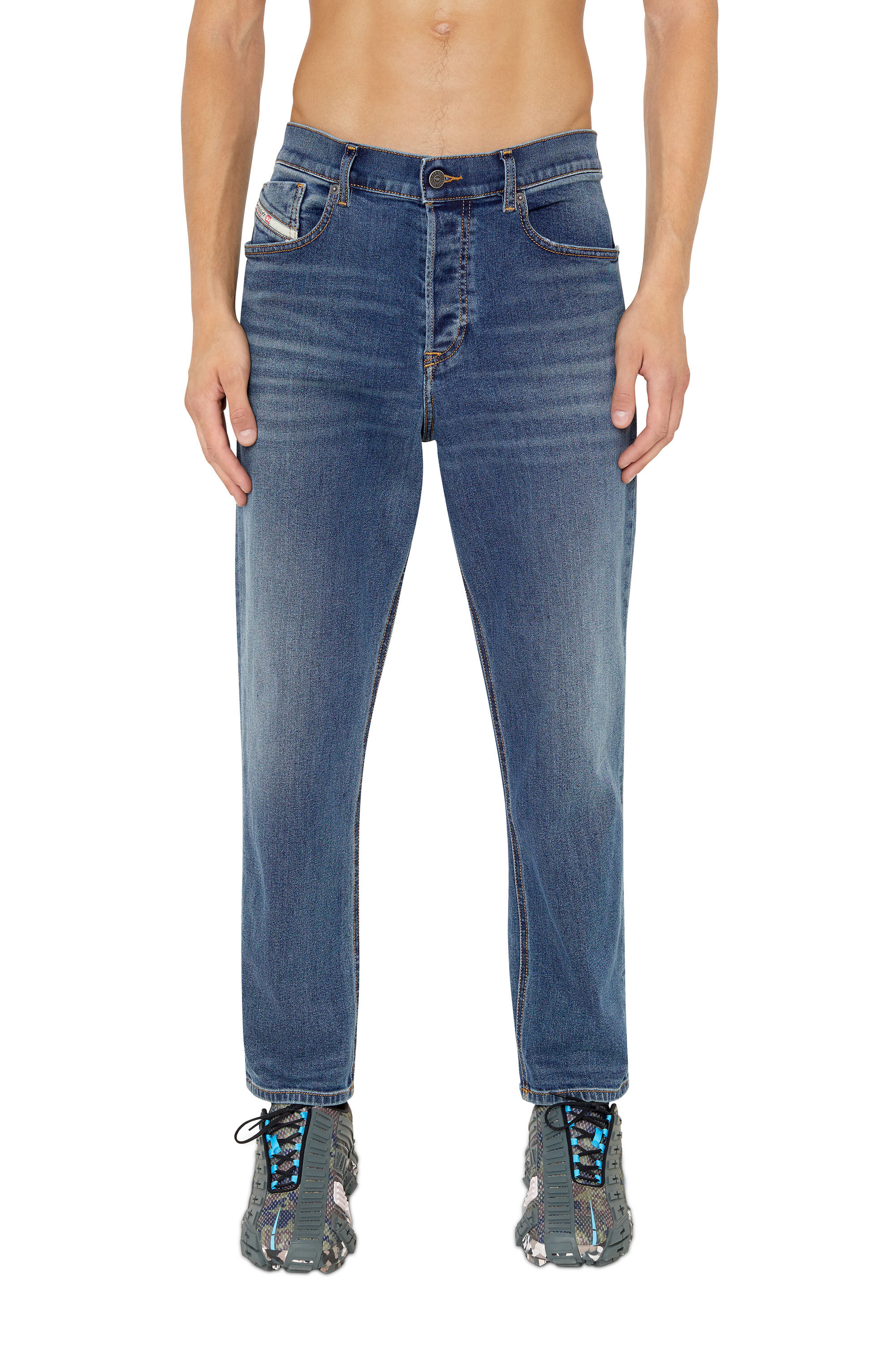 Diesel - 2005 D-FINING 09D54 Tapered Jeans, Azul medio - Image 3