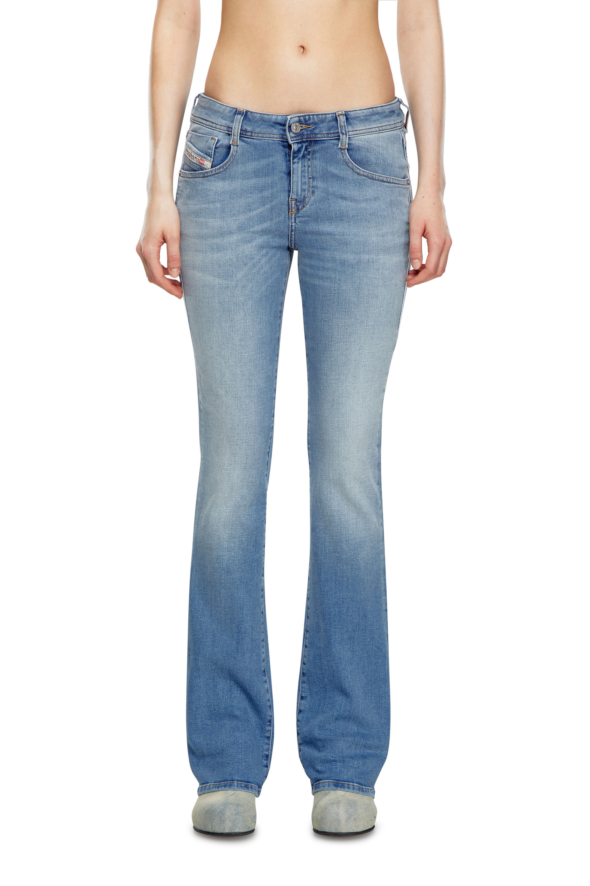 Diesel - Bootcut and Flare Jeans 1969 D-Ebbey 09K06, Azul Claro - Image 3