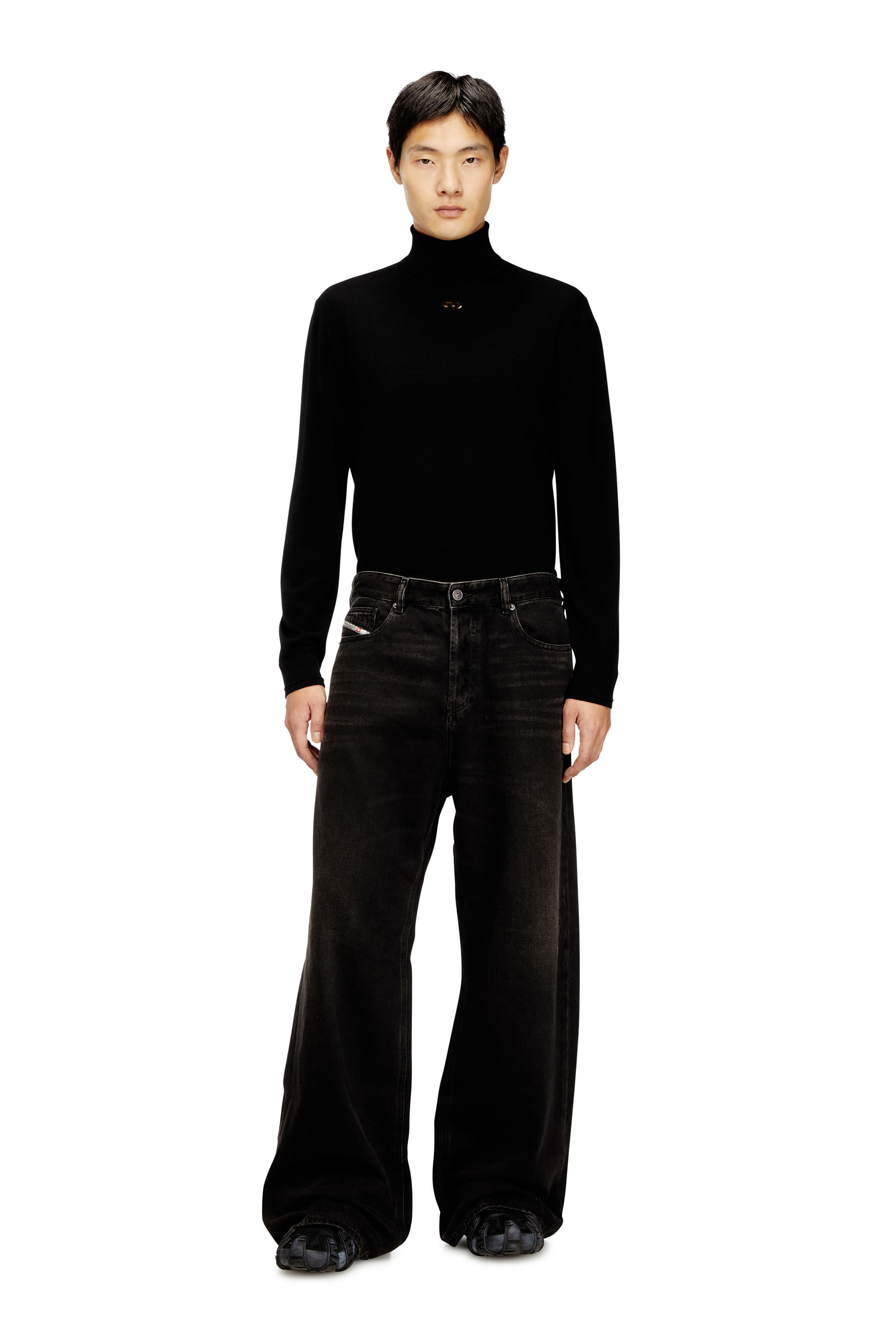 Vaqueros Mujer Relaxed | Negro/Gris oscuro | Diesel 1996 D-Sire