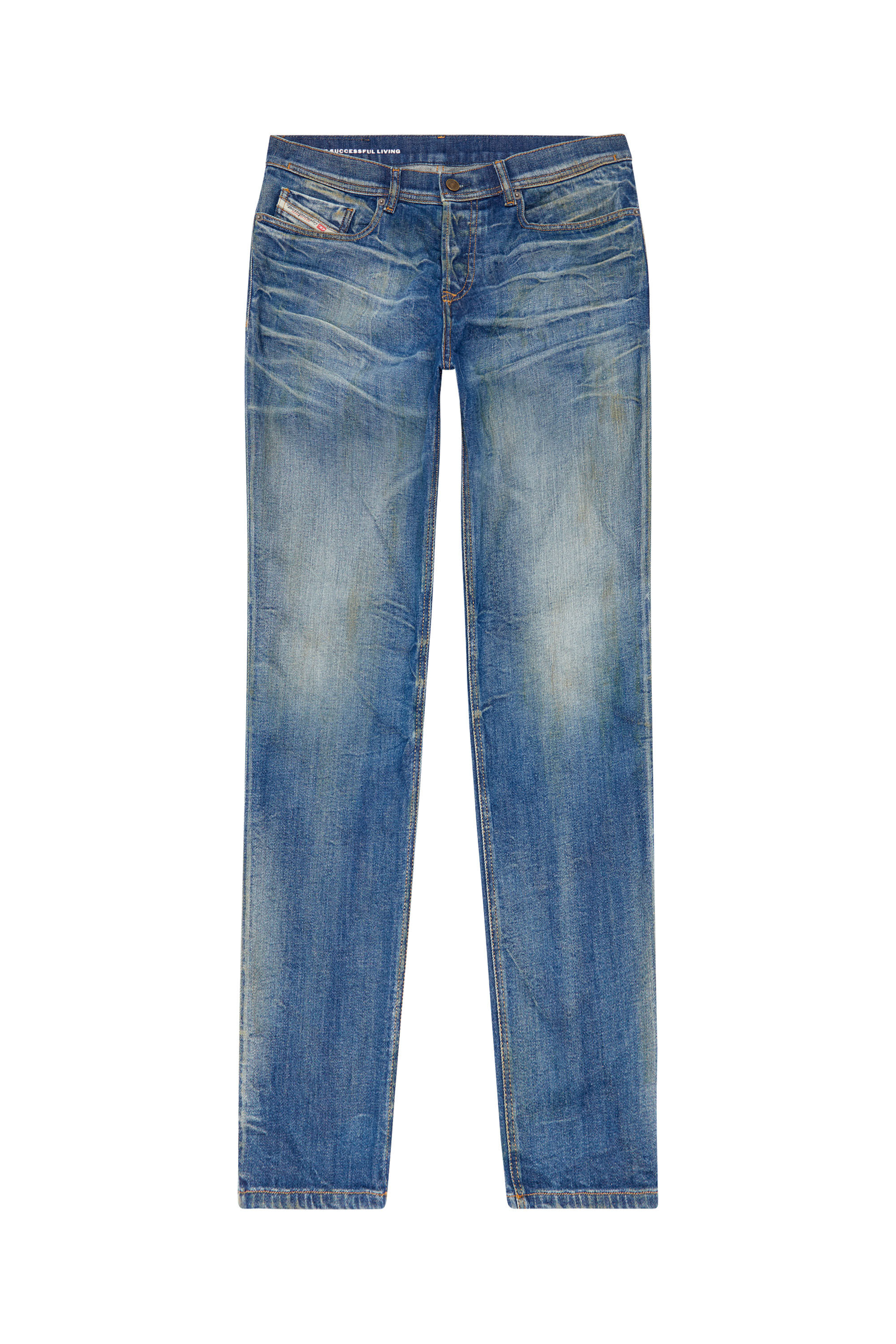 Diesel - Tapered Jeans 2023 D-Finitive 09J66, Azul medio - Image 2