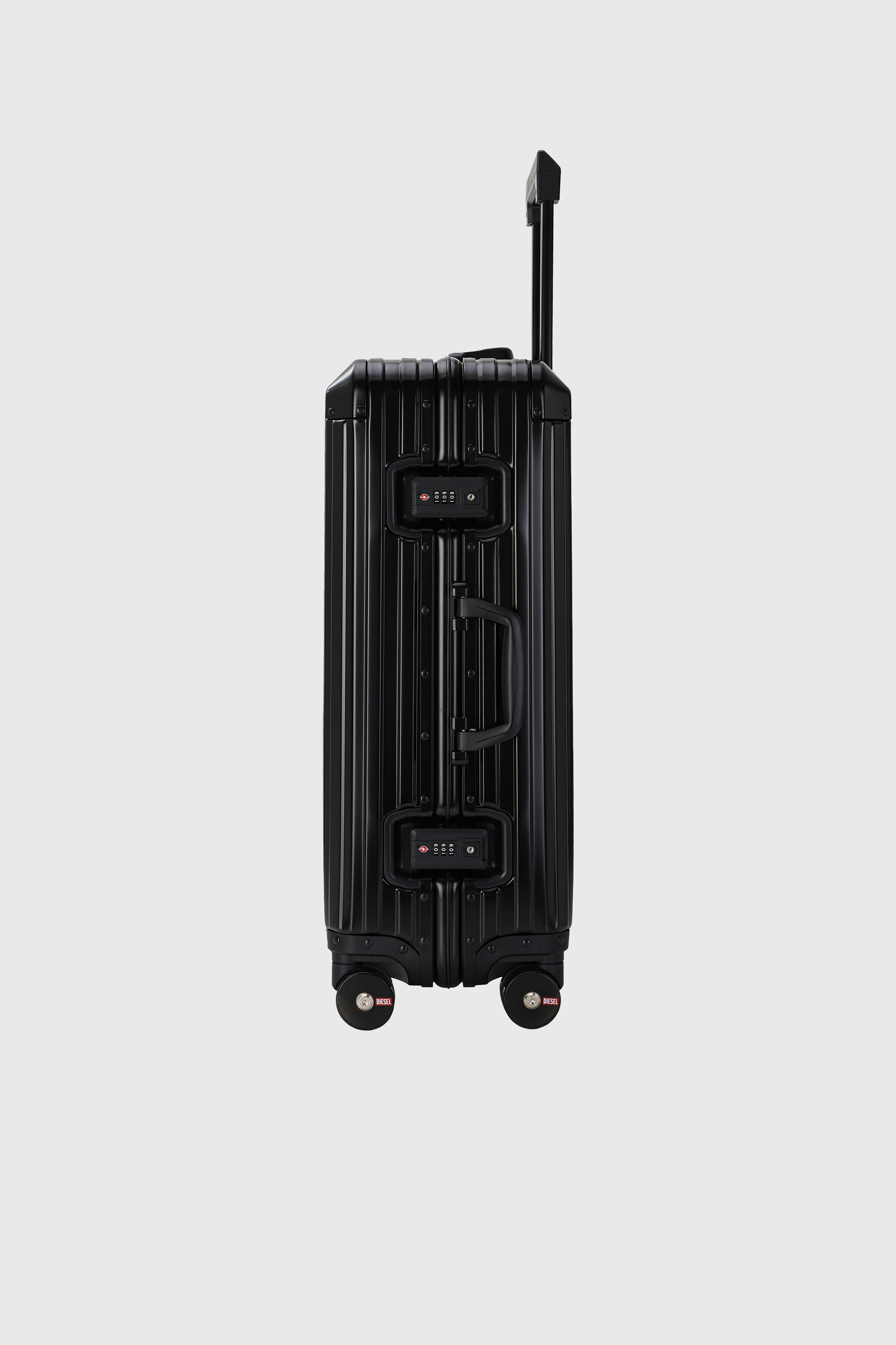Diesel - DIESEL ALUMINUM TROLLEY- DSL002, Maleta de aluminio tama&ntilde;o M Unisex in Negro - 4