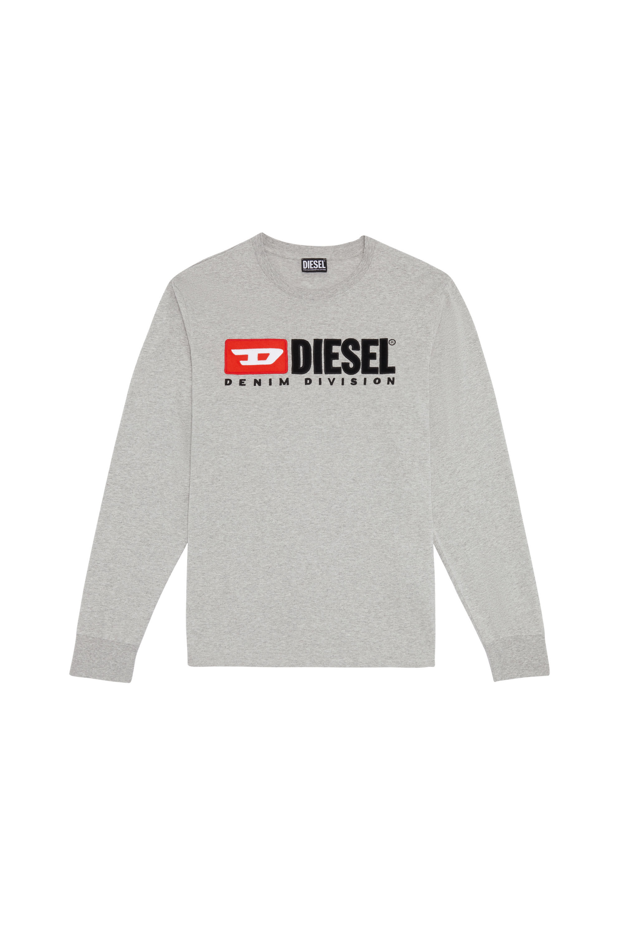 Diesel - T-JUST-LS-DIV, Gris - Image 2