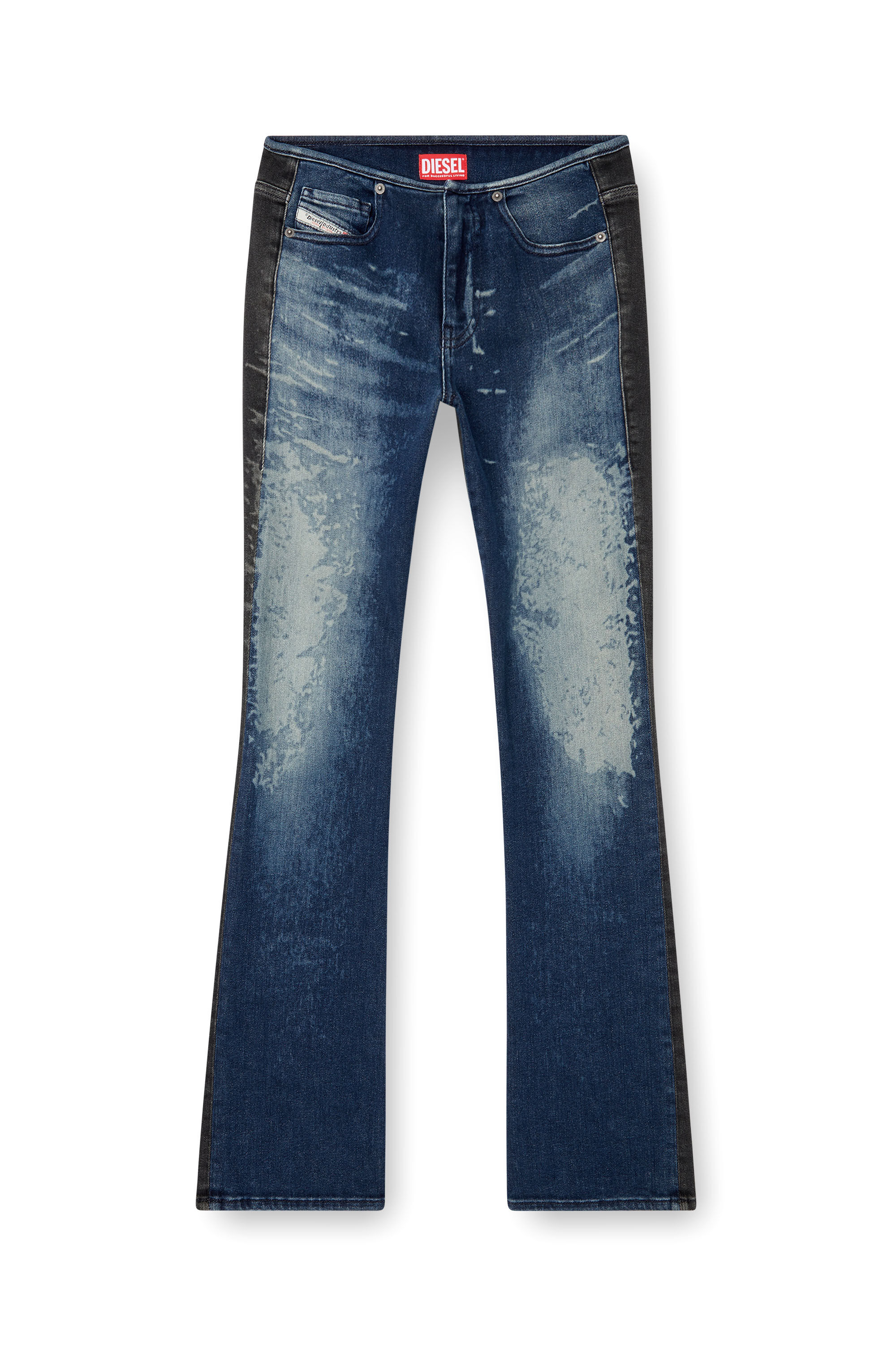 Diesel - Bootcut Jeans D-Gianna 0ABDL Mujer, Azul marino/Negro - 2